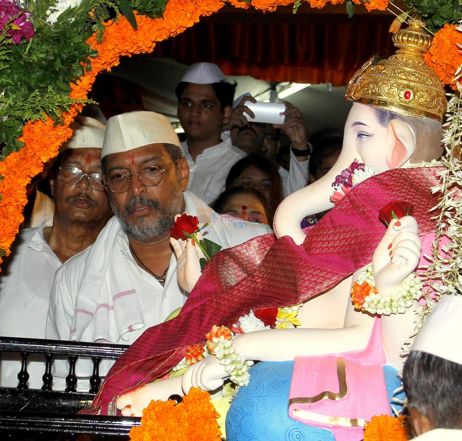 Nana Patekar's Ganpati Visarjan on 27th Sept 2015