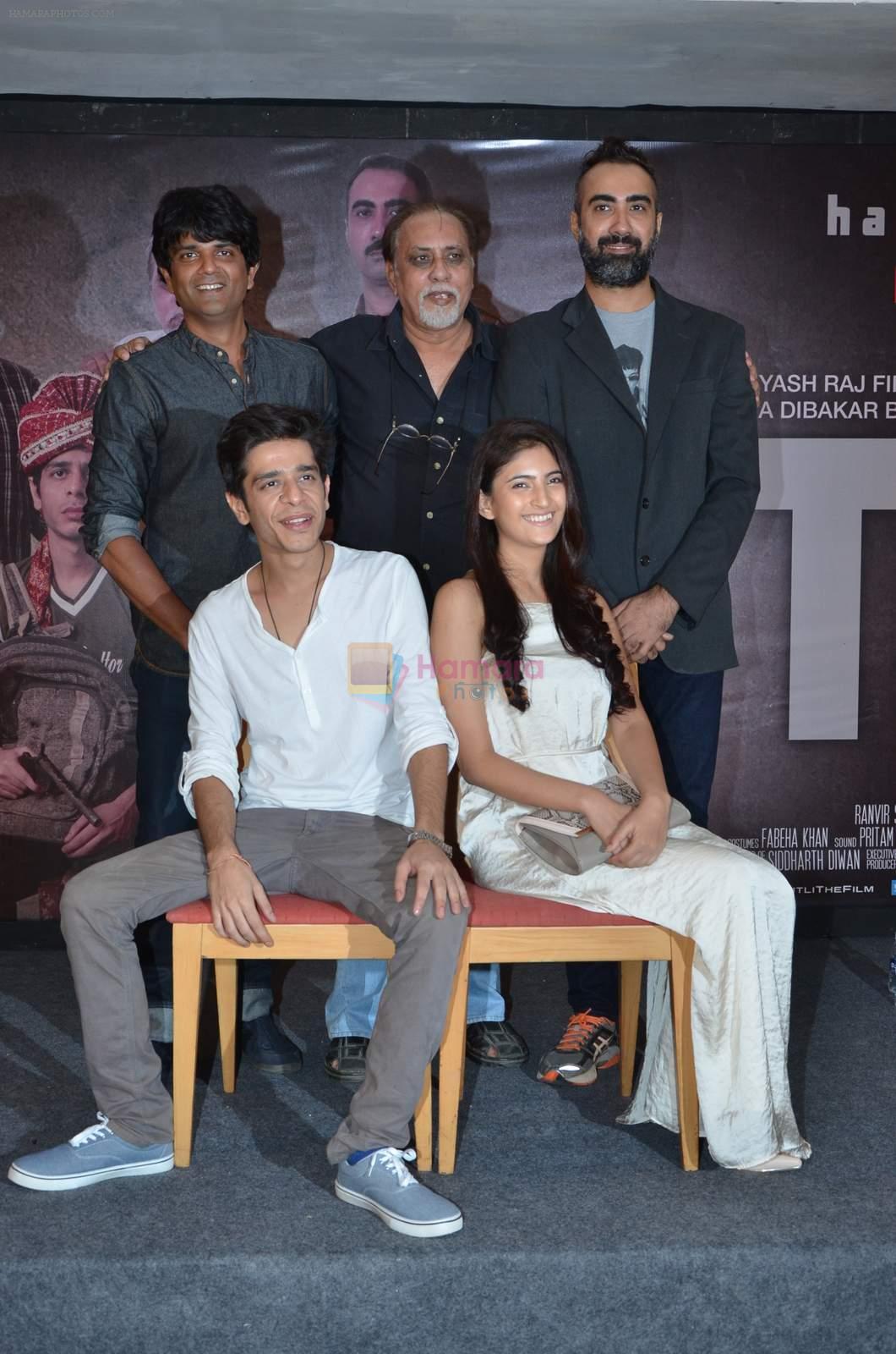 Ranvir Shorey, Lalit Behl, Shivani Raghuvanshi, Shashank Arora at Titli movie press meet on 29th Sept 2015