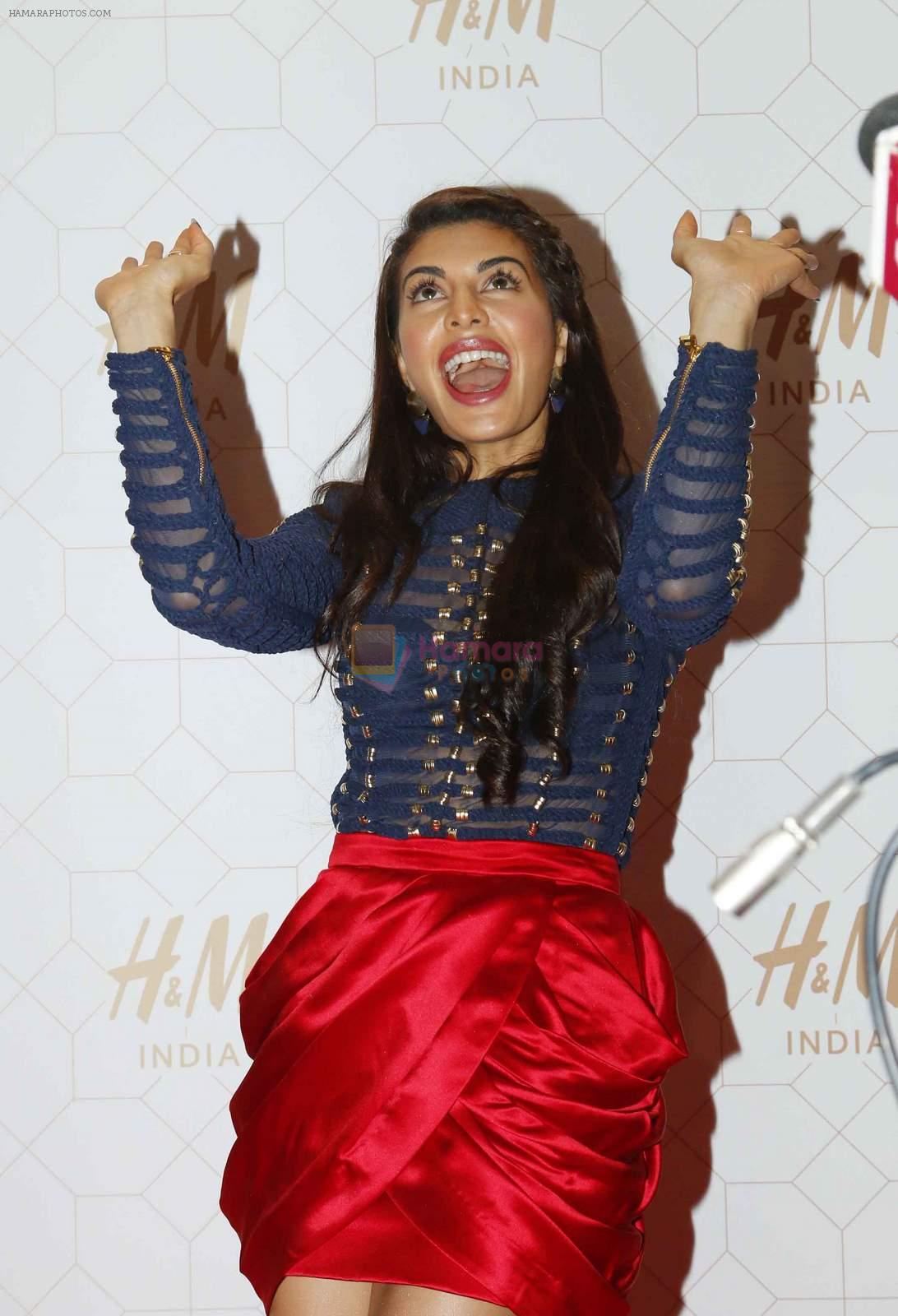Jacqueline Fernandez at h&m store launch in Mumbai on 1st Oct 2015