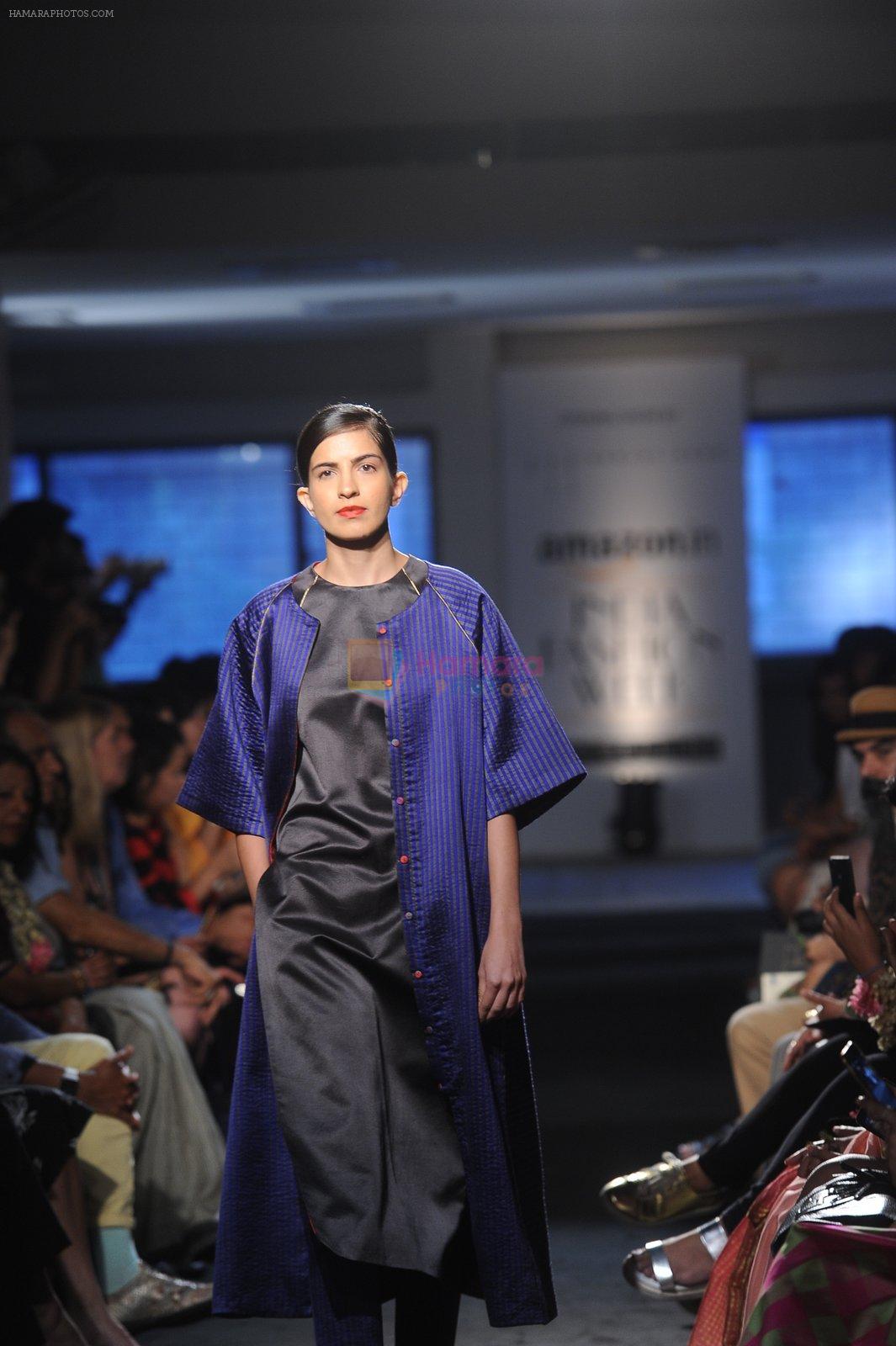 Model walk the ramp for sanjay garg show on day 1 of Amazon india fashion week on 7th Oct 2015