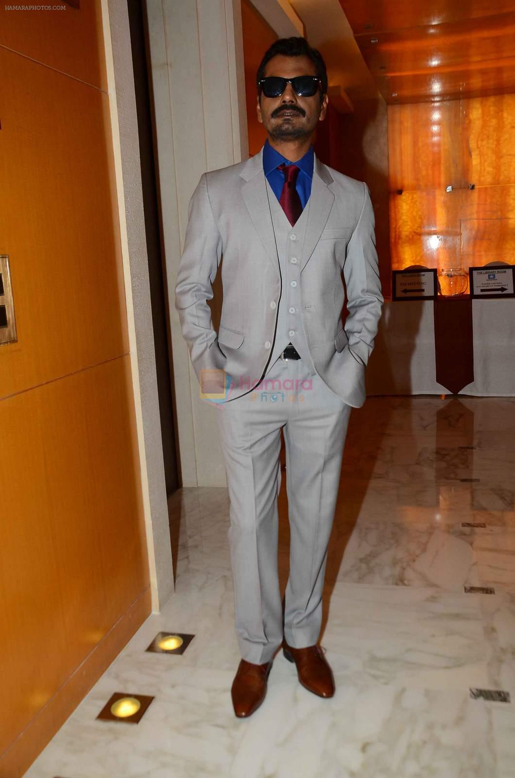 Nawazuddin Siddiqui as the brand ambassador of mayur suitings on  6th Oct 2015