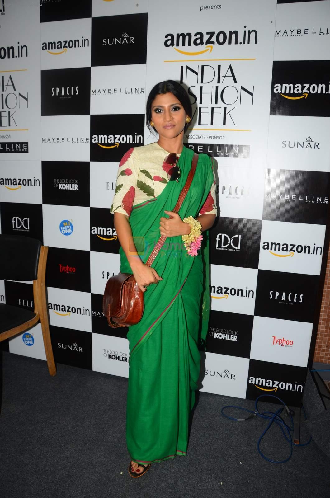 Konkona Sen Sharma on day 1 of Amazon india fashion week on 7th Oct 2015,1