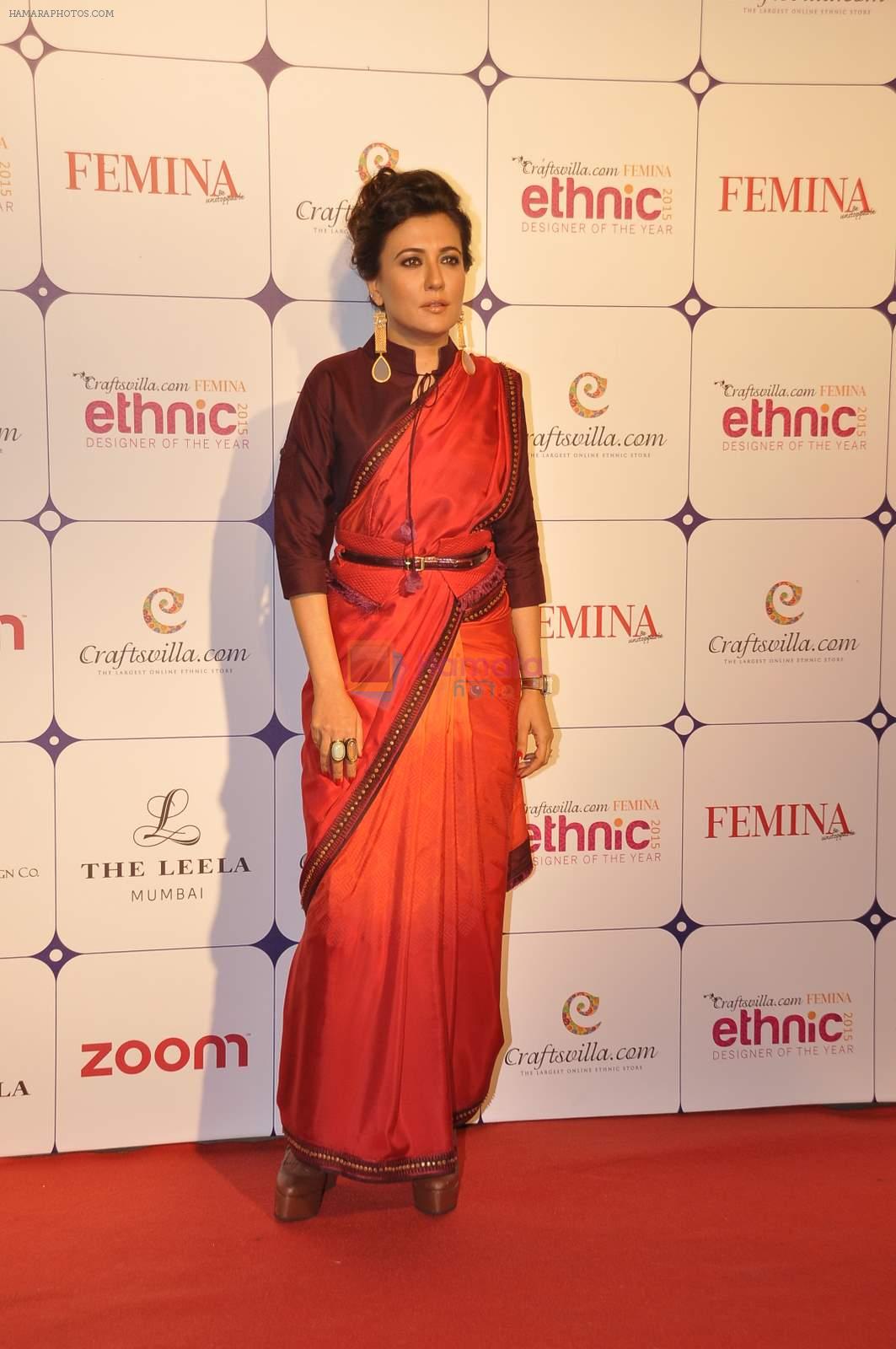 Mini Mathur at Femina ethnic red carpet on 8th Oct 2015