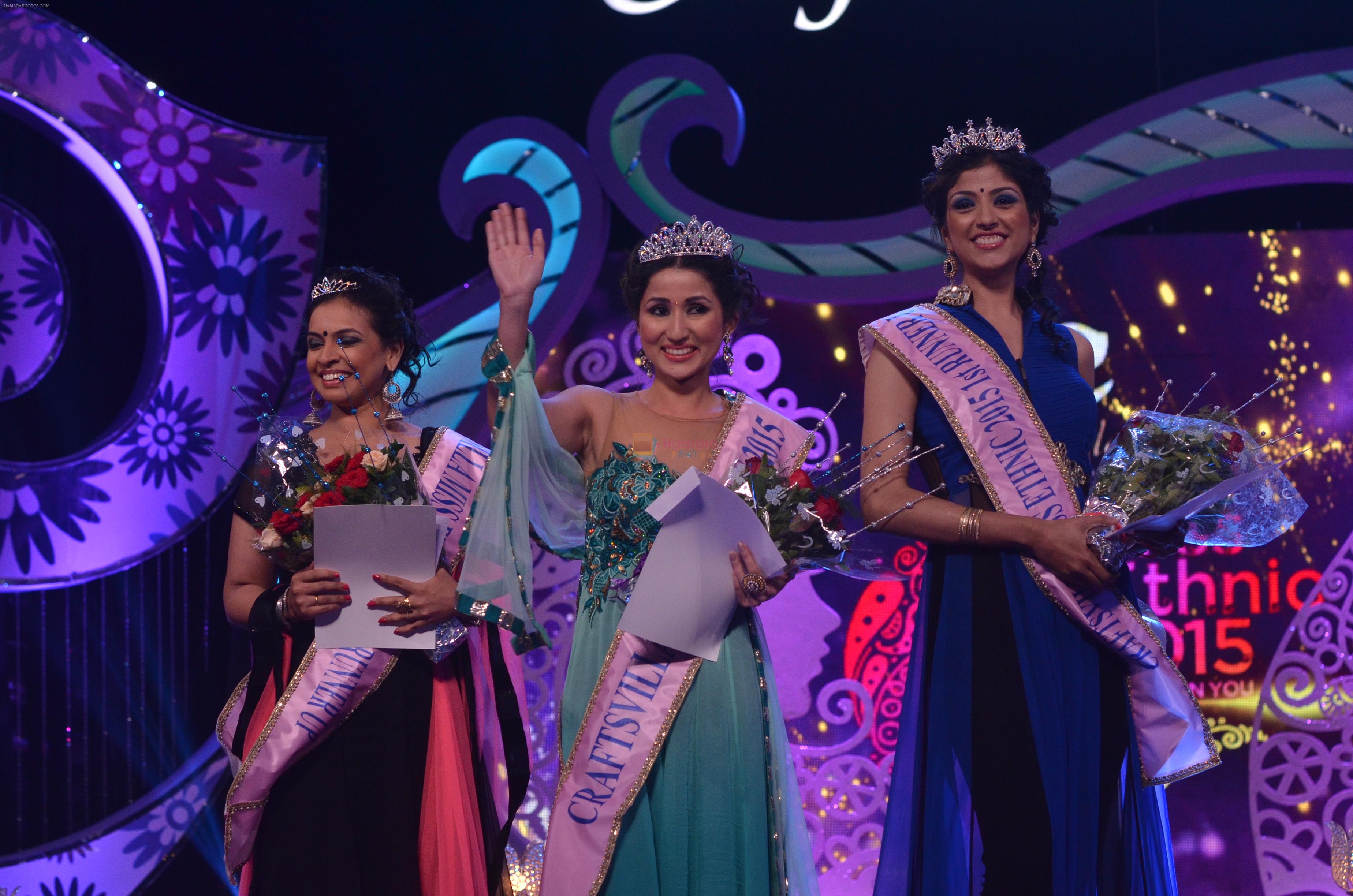 Sajani Pallath, Monisha Doley and Shivangi Maletia at Craftsvilla Miss Ethnic Show on 9th Oct 2015