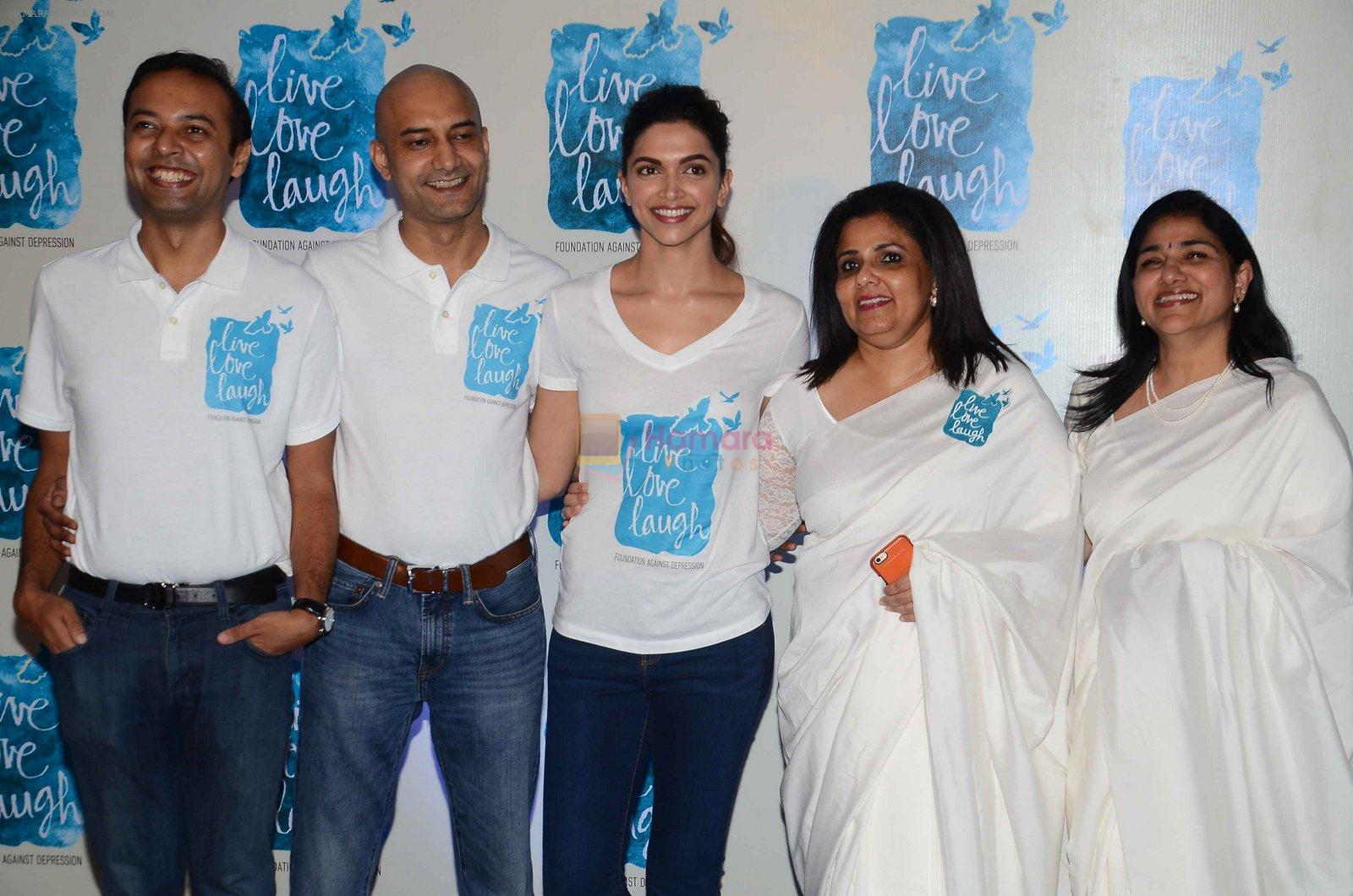 Deepika Padukone at deepika's ngo launch in st regis on 10th Oct 2015
