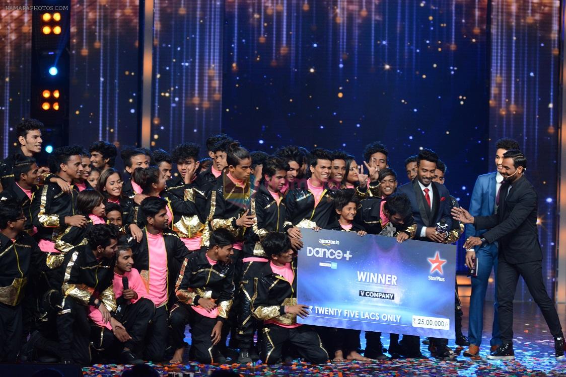 V company the winners of Dance Plus from Dharmesh's team