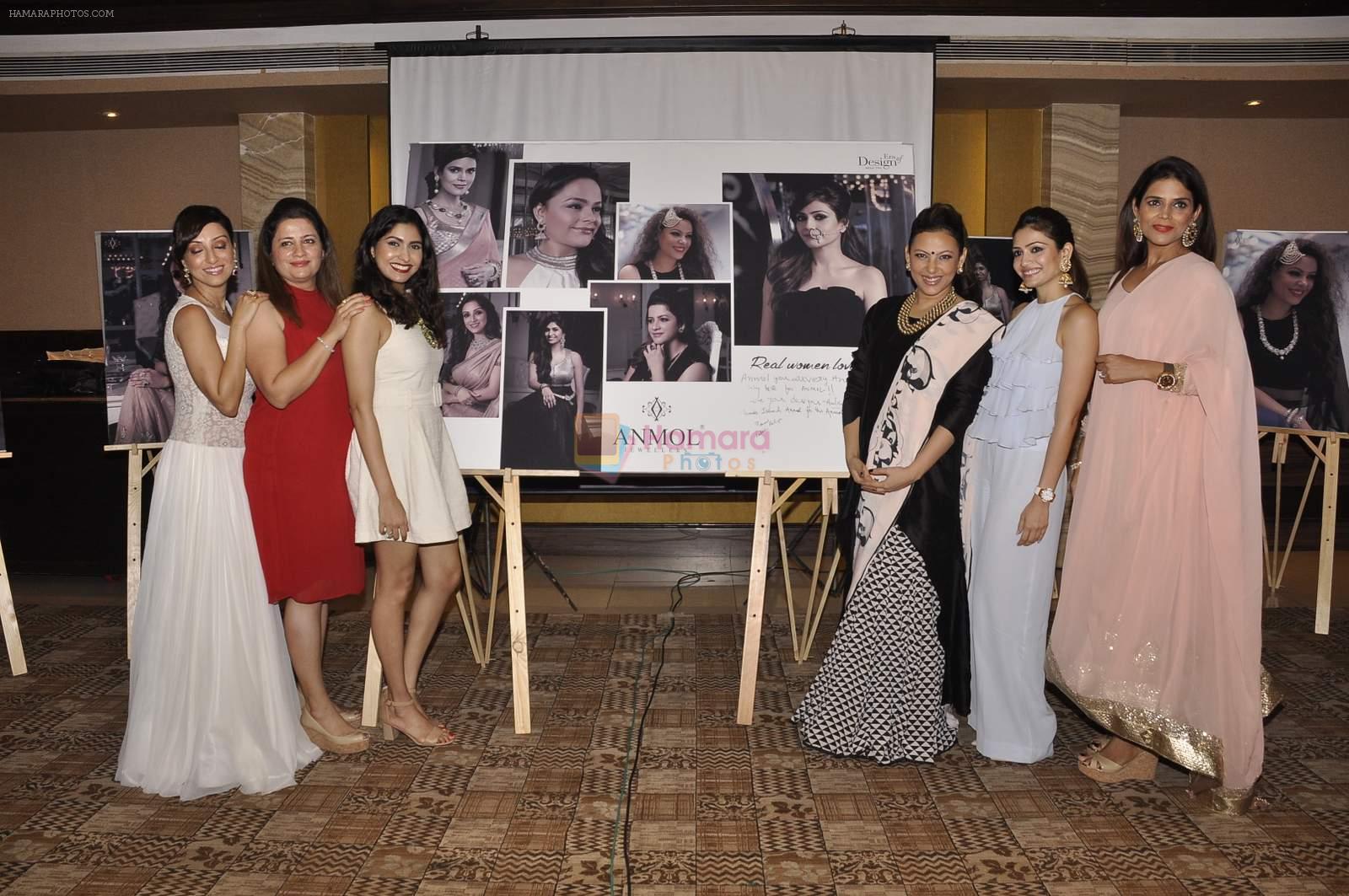 Madhurima Nigam, Neelam Singh at Anmol Jewellers calendar launch in The Club on 14th Oct 2015