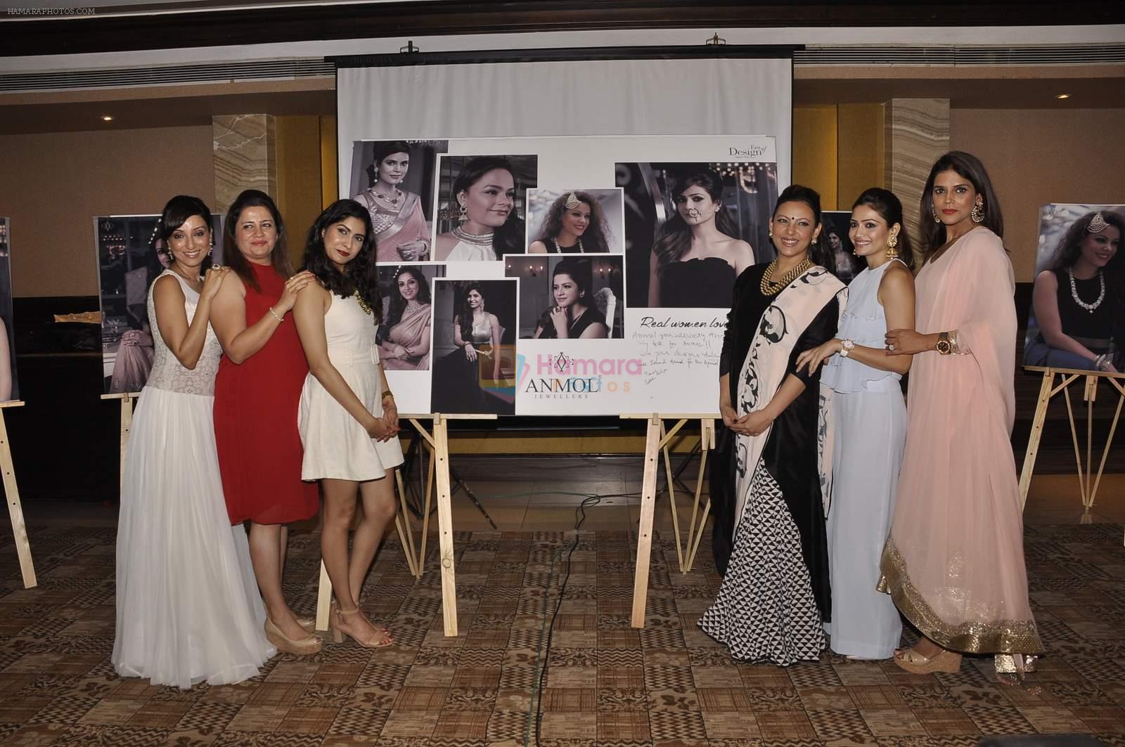 Madhurima Nigam, Neelam Singh at Anmol Jewellers calendar launch in The Club on 14th Oct 2015