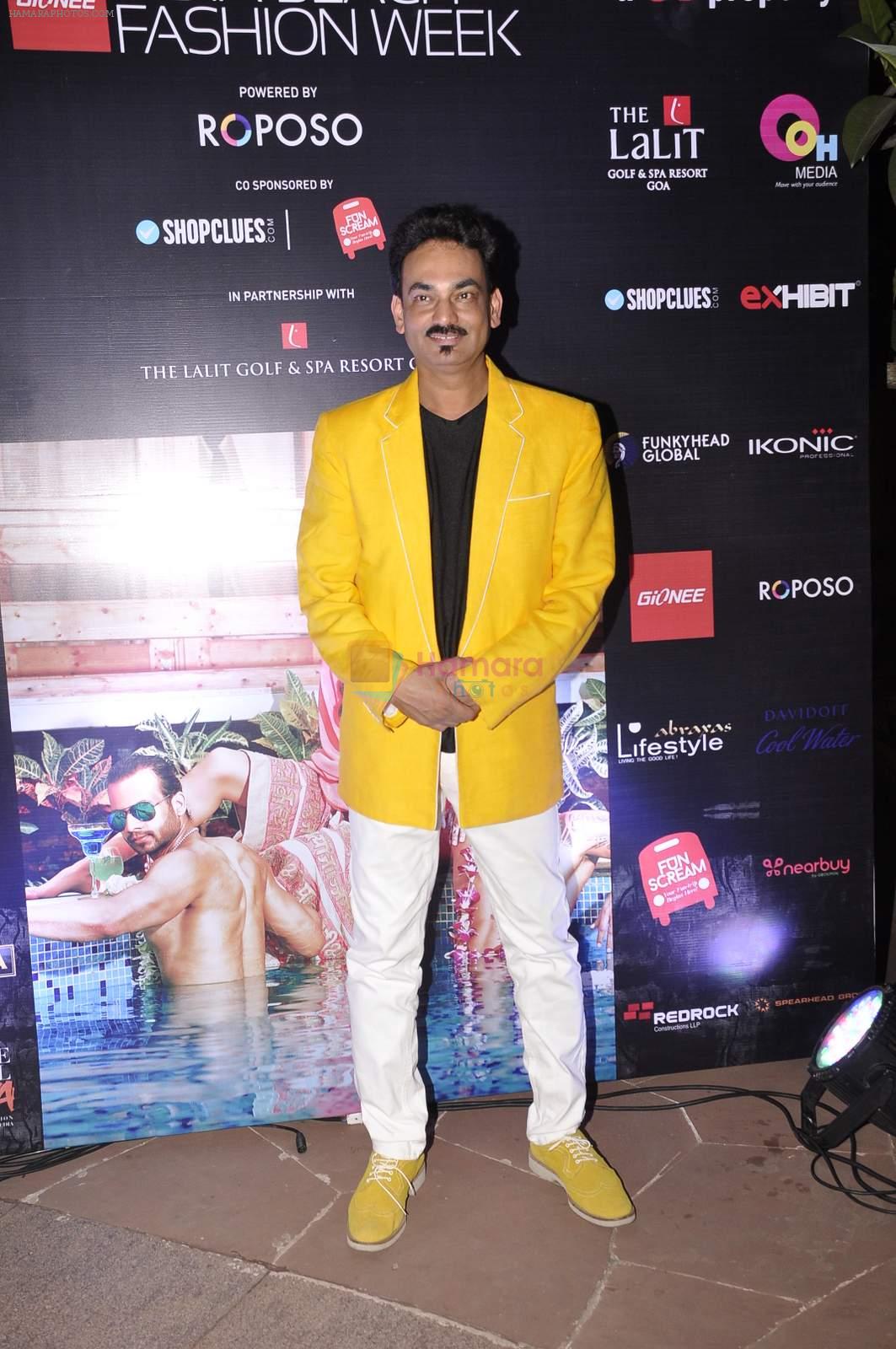 Wendell Rodericks at India Beach Fashion Week preview on 20th Oct 2015