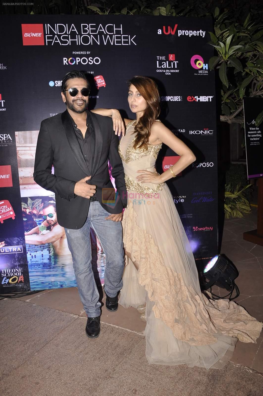 Anusha Dandekar, Rocky S at India Beach Fashion Week preview on 20th Oct 2015