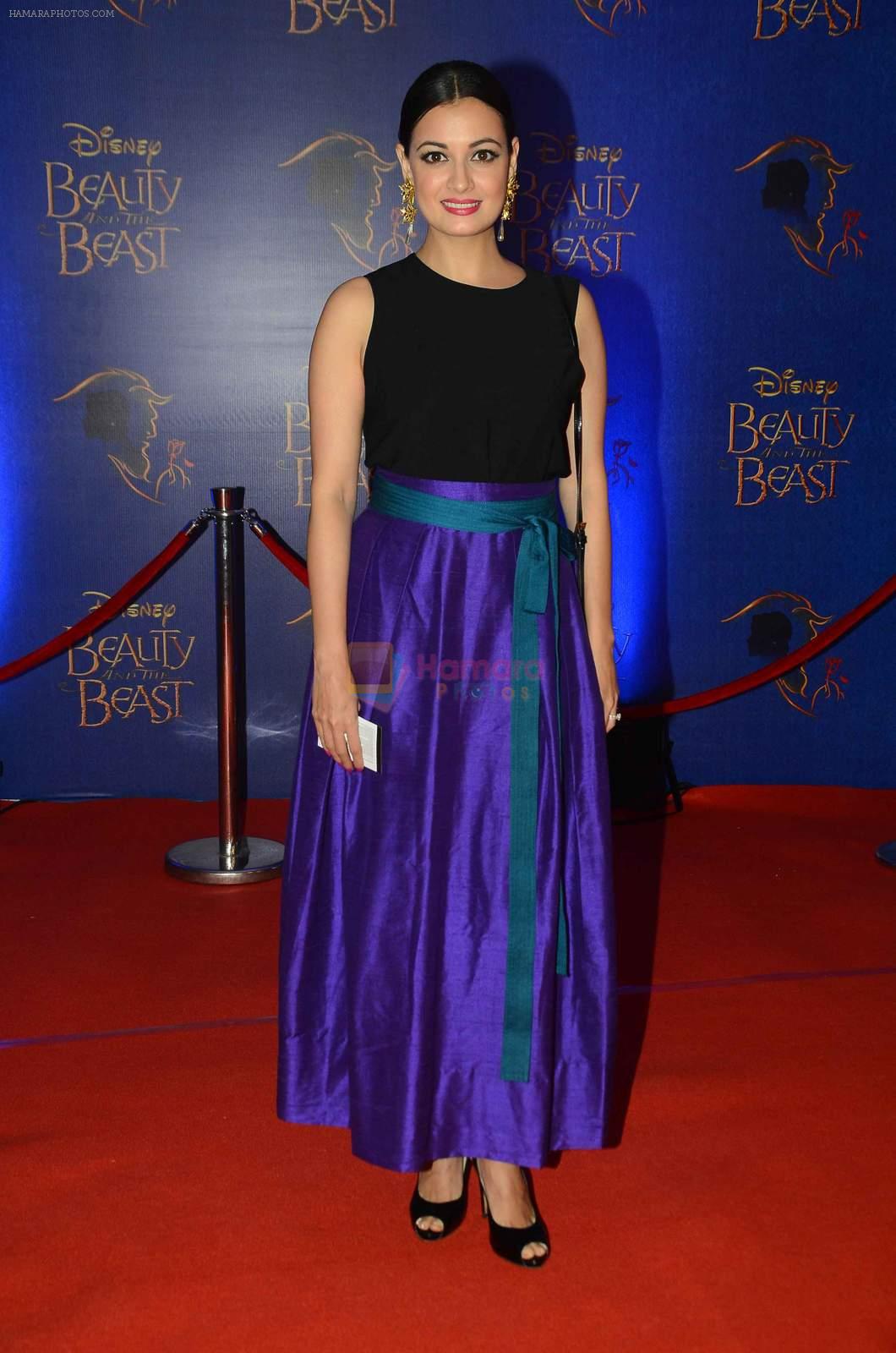 Dia Mirza at Beauty and the Beast red carpet in Mumbai on 21st Oct 2015