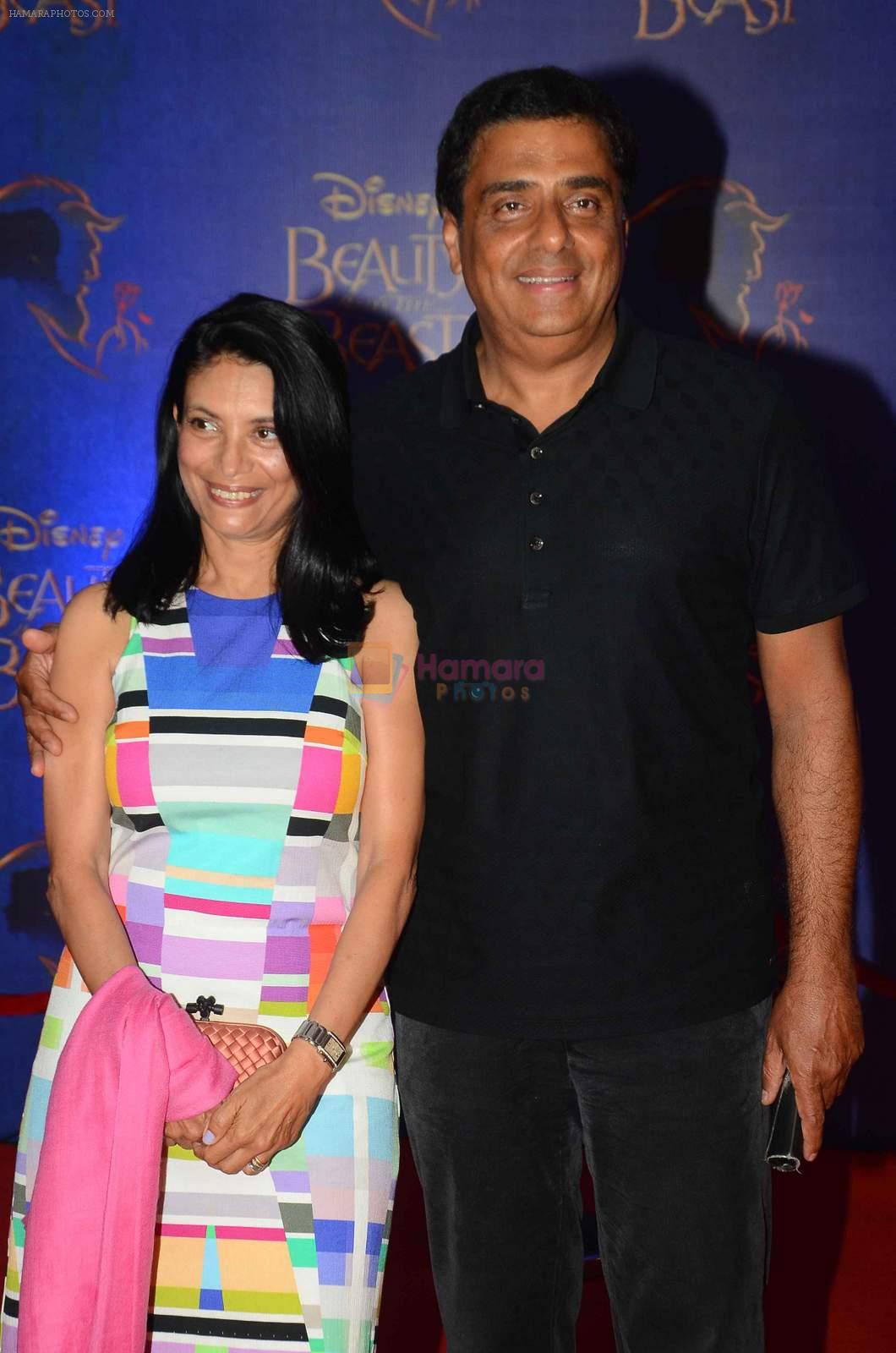 Ronnie Screwvala at Beauty and the Beast red carpet in Mumbai on 21st Oct 2015