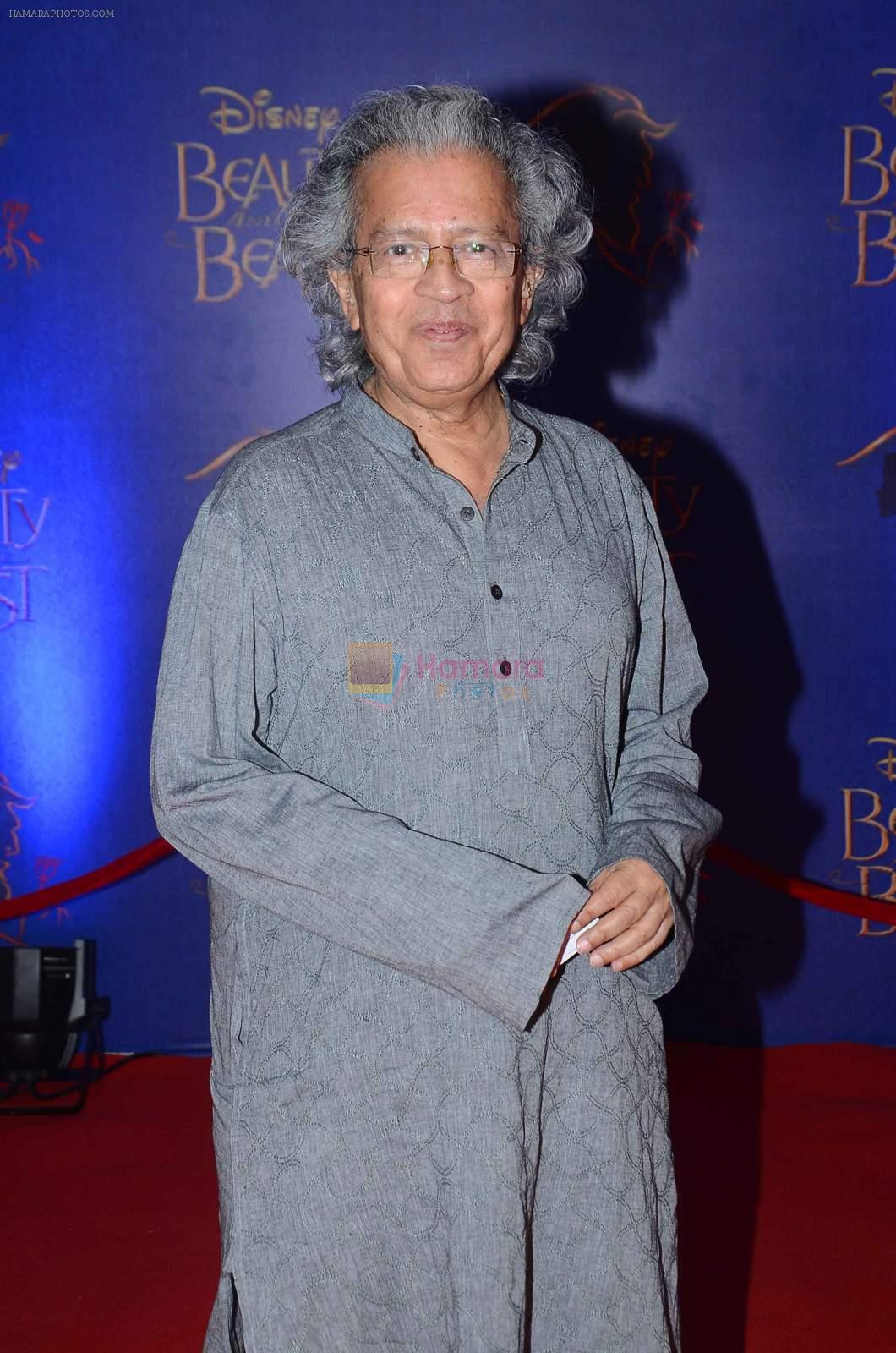 Anil Dharkar at Beauty and the Beast red carpet in Mumbai on 21st Oct 2015