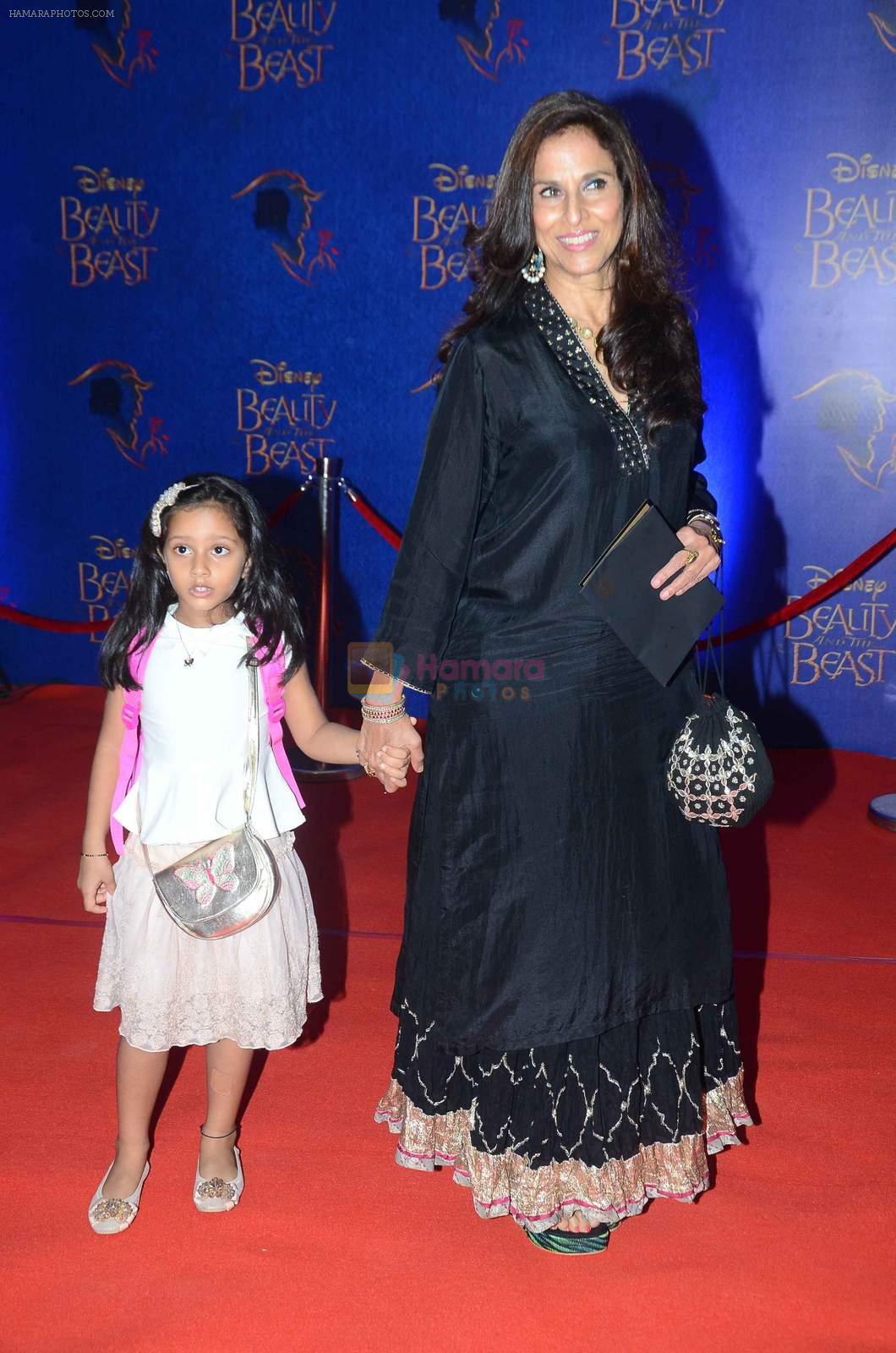 Shobha De at Beauty and the Beast red carpet in Mumbai on 21st Oct 2015