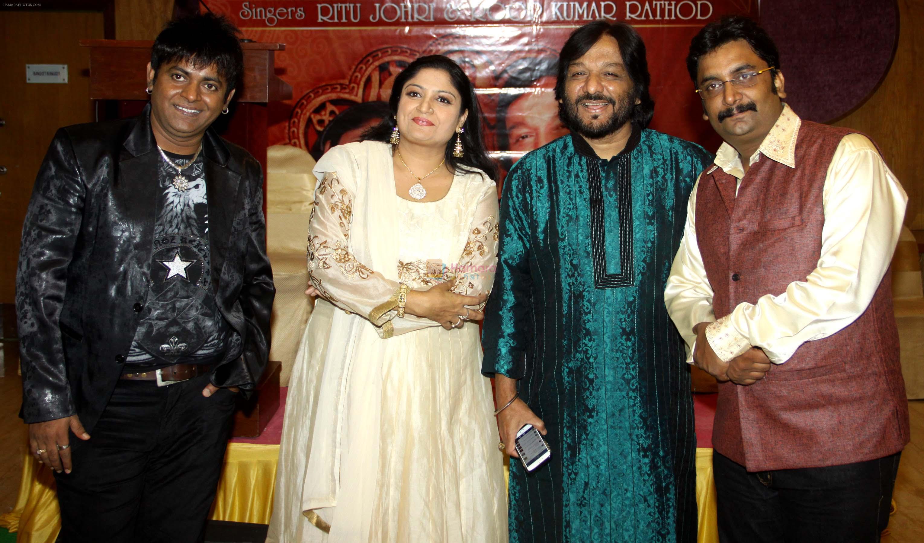 vip,ritu johri,roop kumar rathod & sumit ranjan released ghazal album Perception in Alamode Banquets,Juhu on 25th Oct 2015