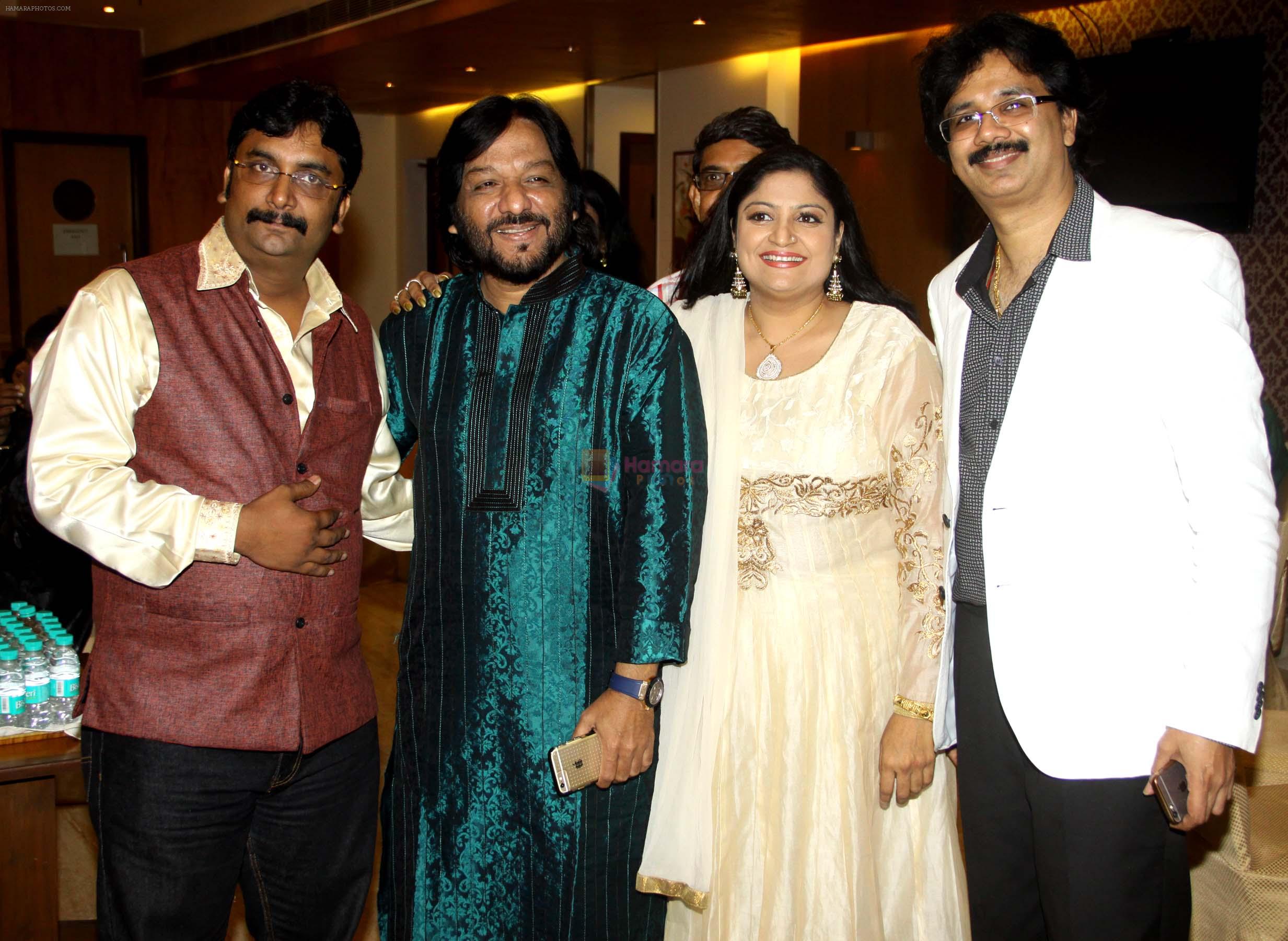 sumit ranjan,roop kumar rathod,ritu johri & jeetu shankar released ghazal album Perception in Alamode Banquets,Juhu on 25th Oct 2015