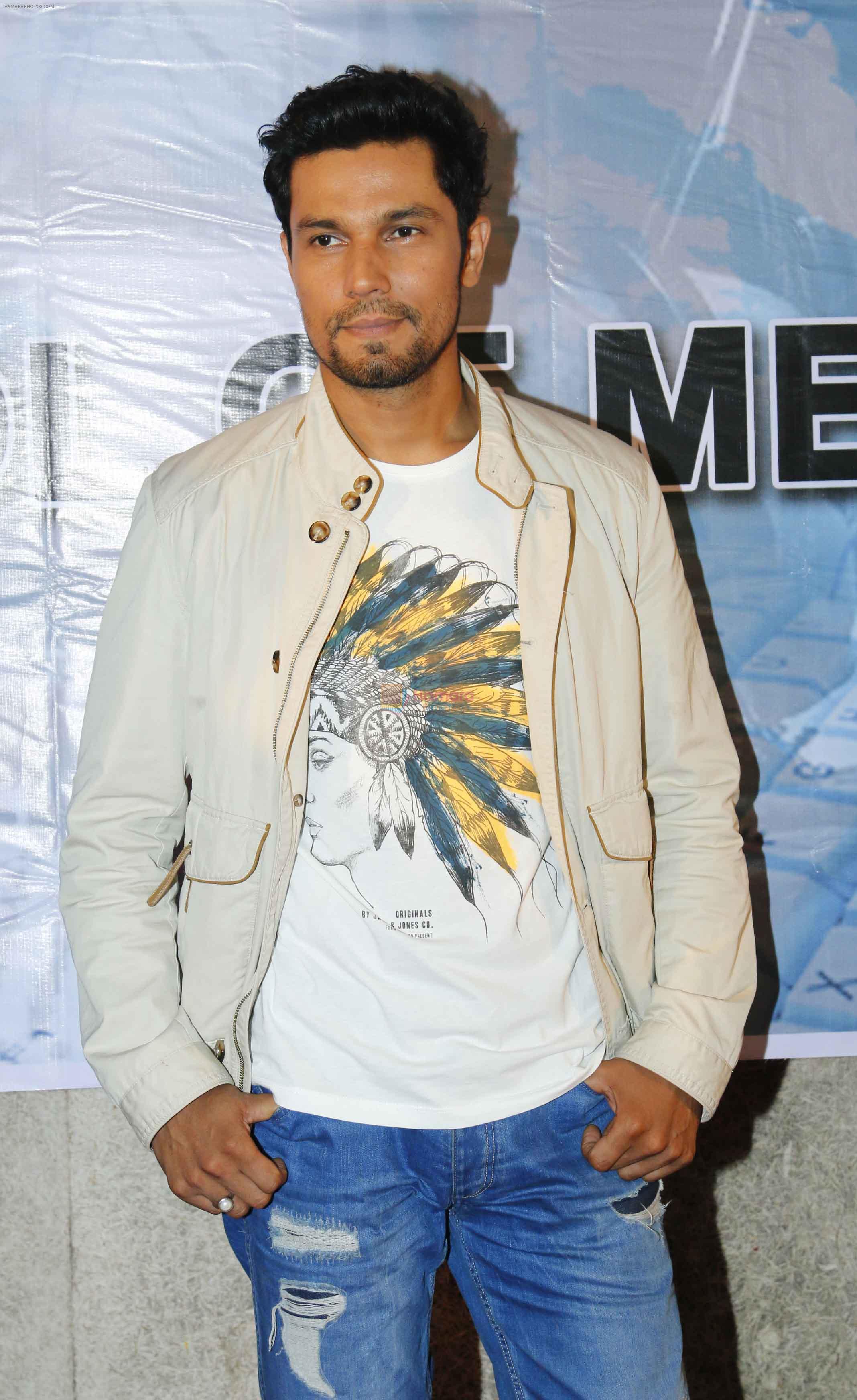 Randeep Hooda during the upcoming film MAIN OR CHARLES at marwah studios Sector-16 film city in Noida on 27th Oct 2015