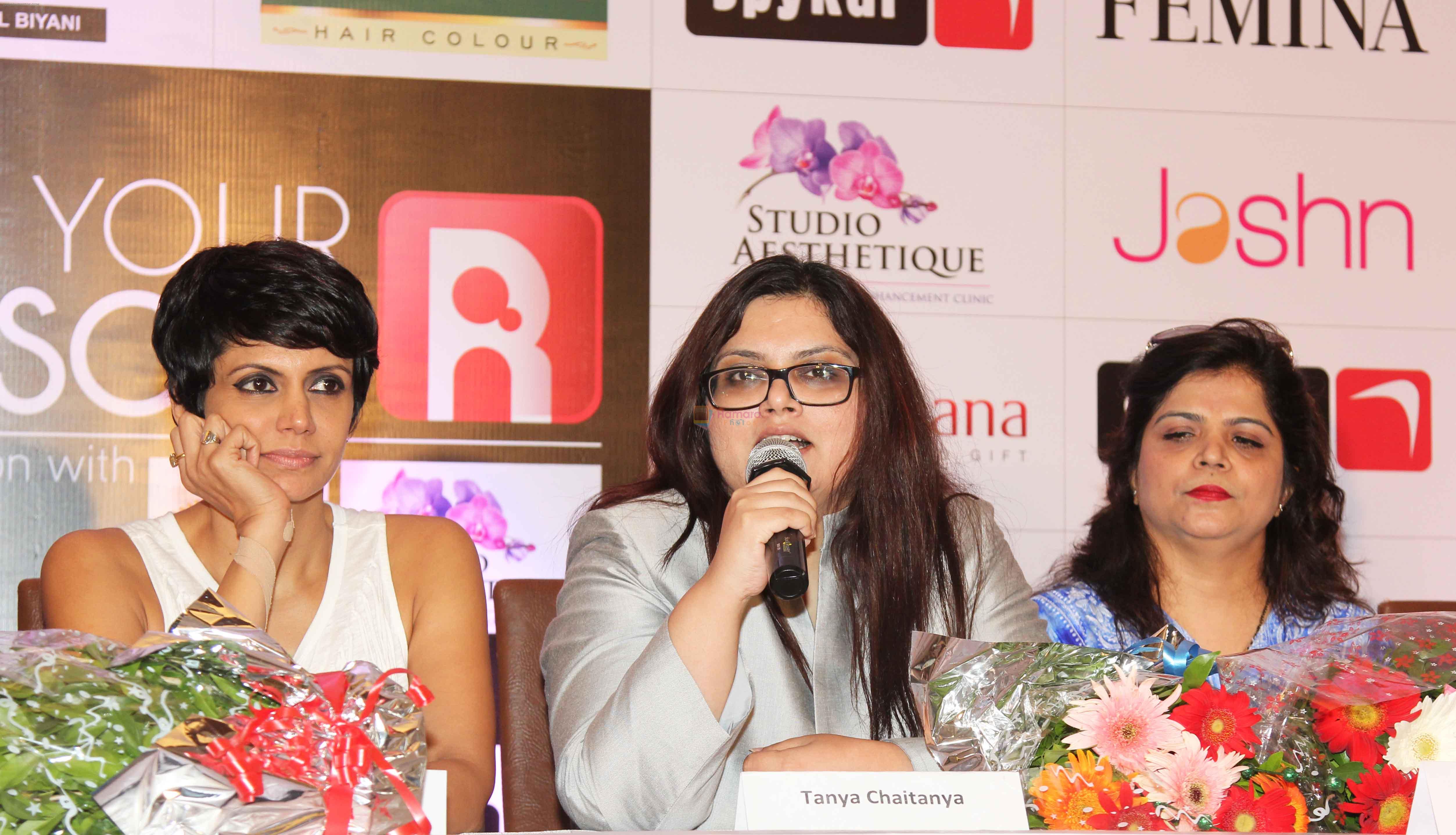 Mandira Bedi, Tanya Chaitanya (Chief Editor of Femina) & Sheetal Biyani ...