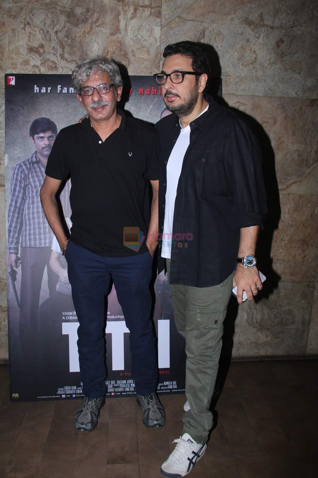 Sriram Raghavan, Dinesh Vijan at Titli Screening on 28th Oct 2015
