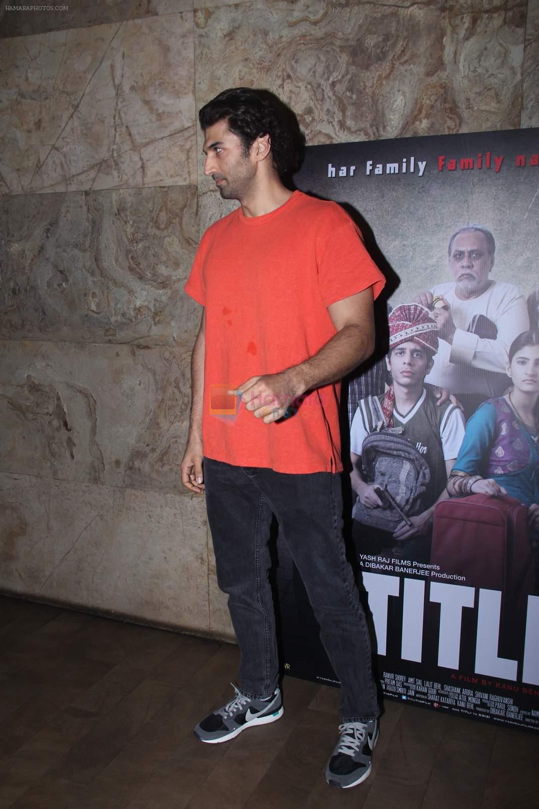 Aditya Roy Kapur at Titli Screening on 28th Oct 2015