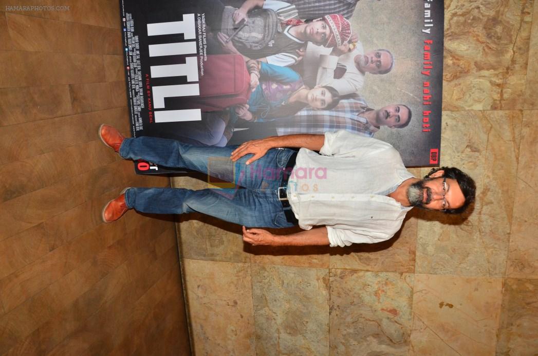 Rajat Kapoor at Ranvir Shorey screening for Titli on 29th Oct 2015