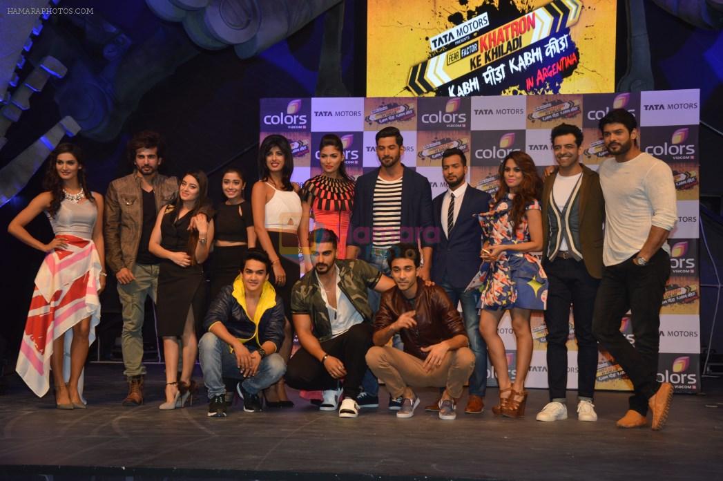 Arjun Kapoor at Khatron Ke Khiladi preview in Mumbai on 29th Oct 2015