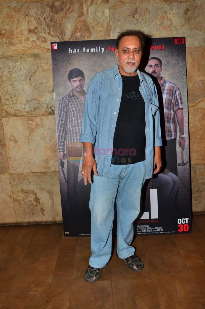 Lalit Behl at Ranvir Shorey screening for Titli on 29th Oct 2015