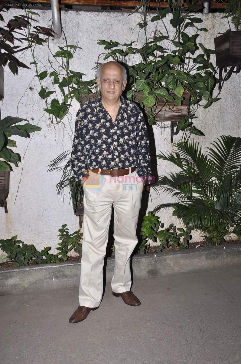 Mukesh Bhatt at Movie screening at Sunny Super Sound on 31st Oct 2015