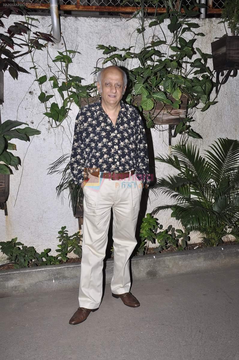 Mukesh Bhatt at Movie screening at Sunny Super Sound on 31st Oct 2015