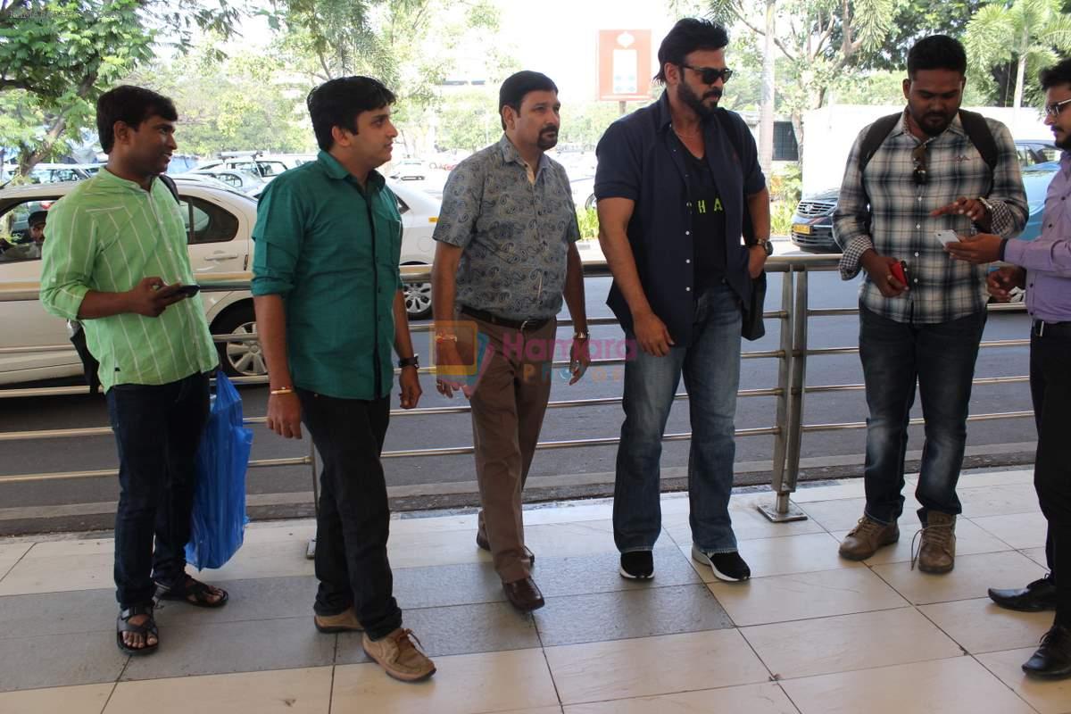 Venkatesh snapped at the airport on 31st Oct 2015