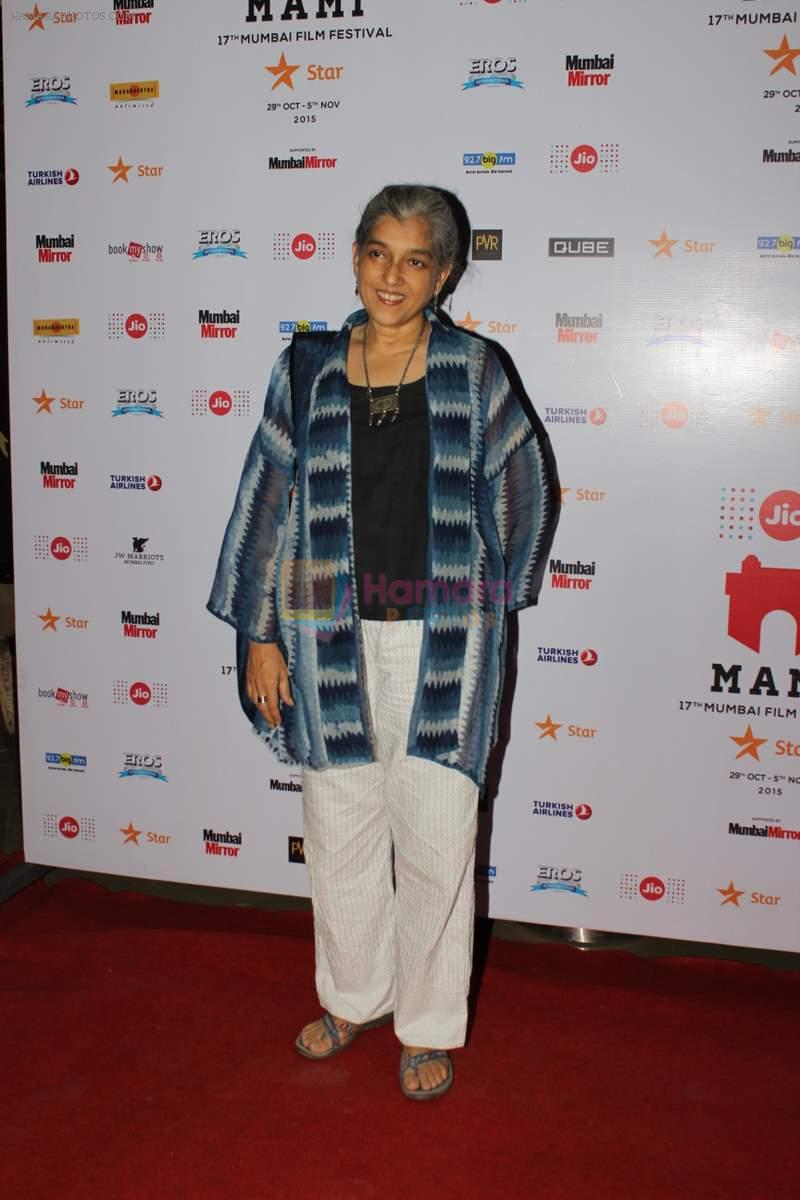 Ratna Pathak Shah on day 3 of MAMI Film Festival on 31st Oct 2015