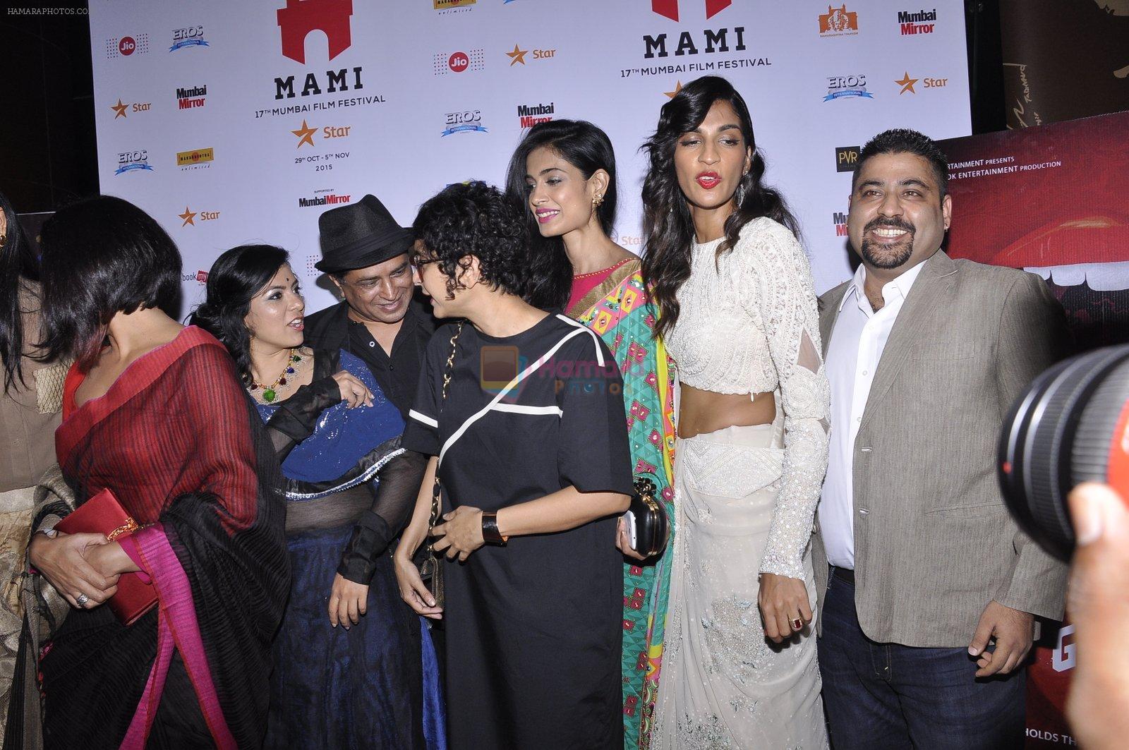 Kiran Rao, Anushka Manchanda, Sarah Jane at Angry Indian Goddesses screening on 3rd Nov 2015