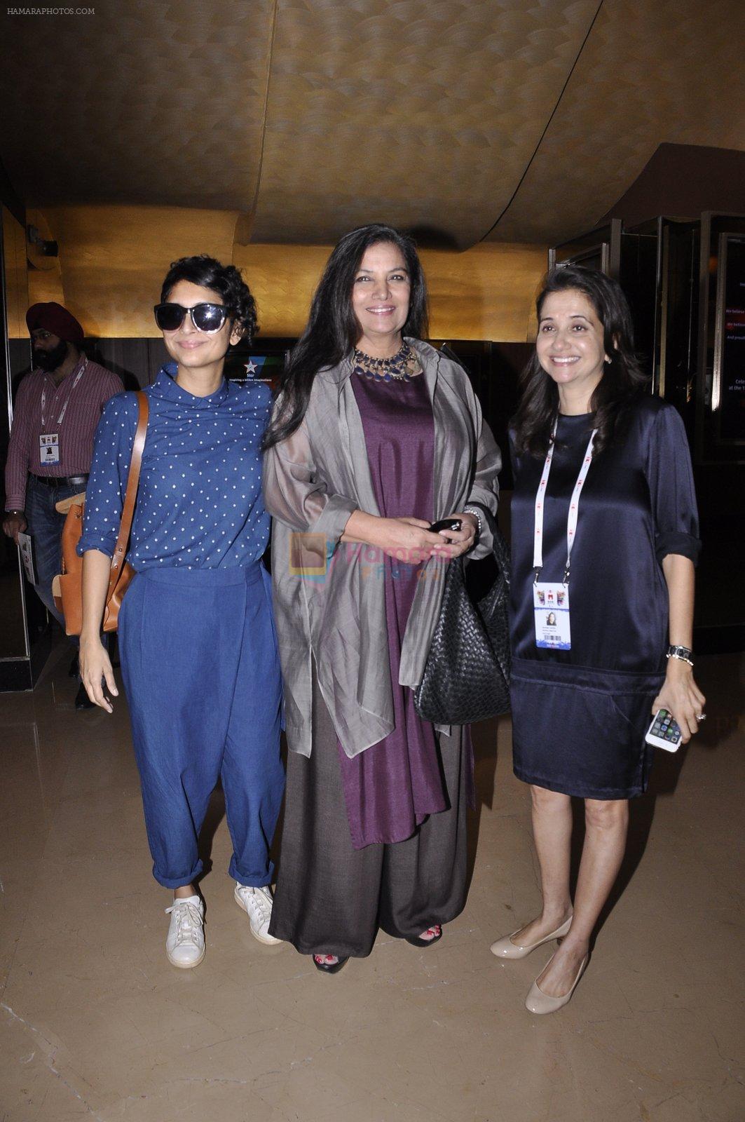 Shabana Azmi, Kiran Rao at 17th Mumbai Film Festival brunch on 3rd Nov 2015