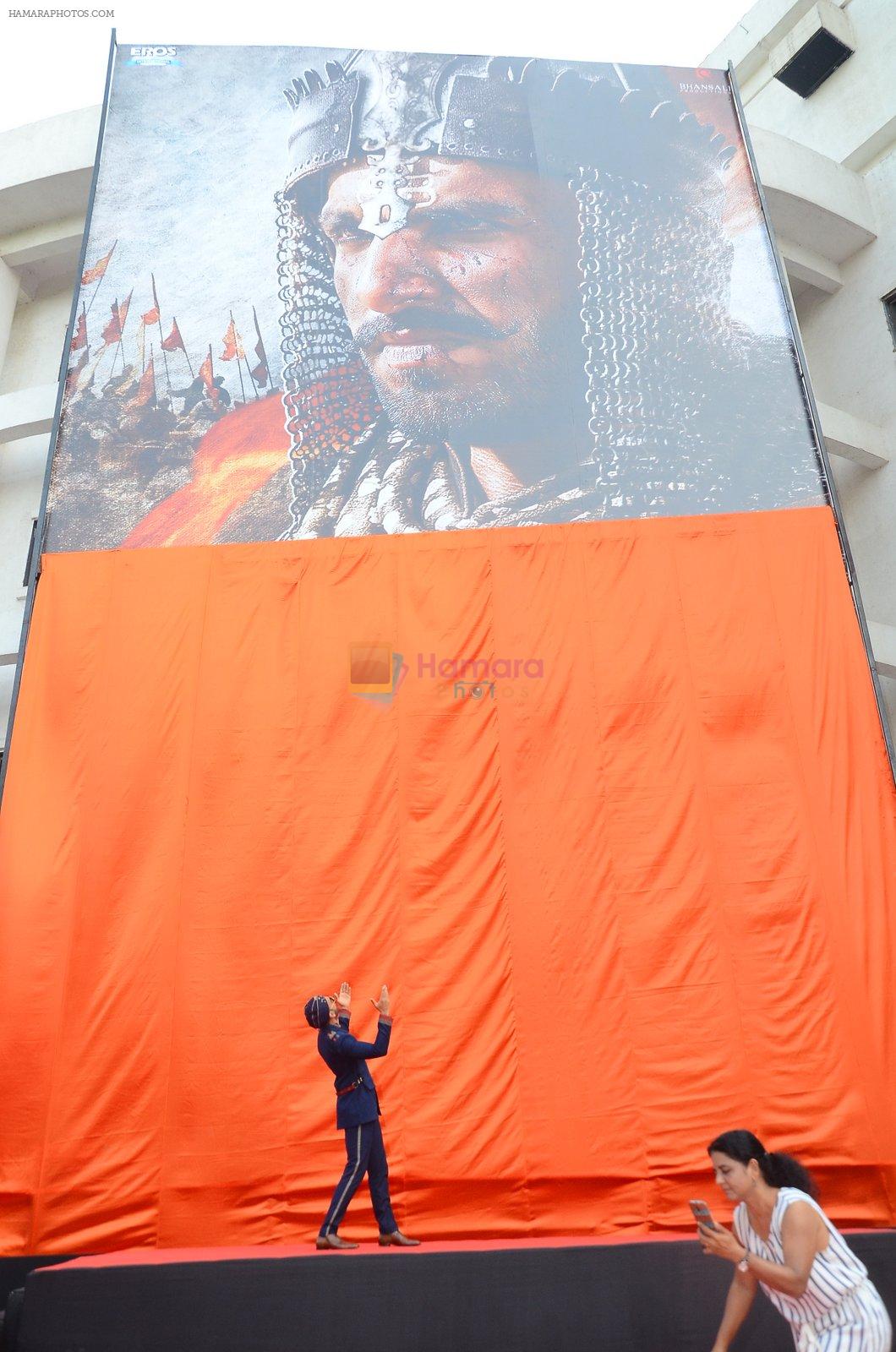Ranveer Singh at Bajirao Mastani poster launch in Mumbai on 4th Nov 2015