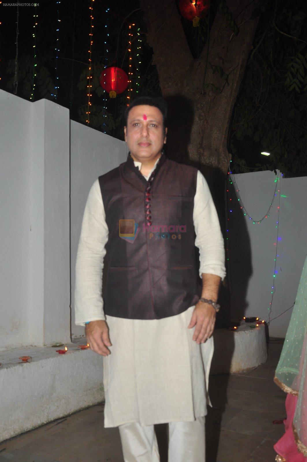 Govinda's Diwali at home on 7th Nov 2015