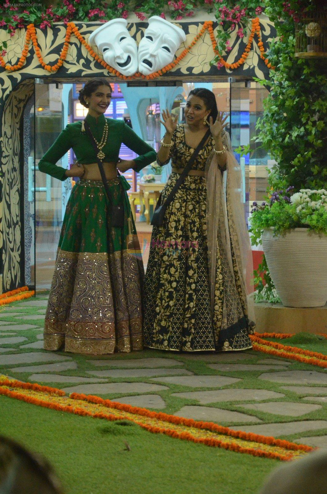 Sonam Kapoor promote Prem Ratan Dhan Payo on the sets of Bigg Boss House with Diwali celebrations on 7th Nov 2015