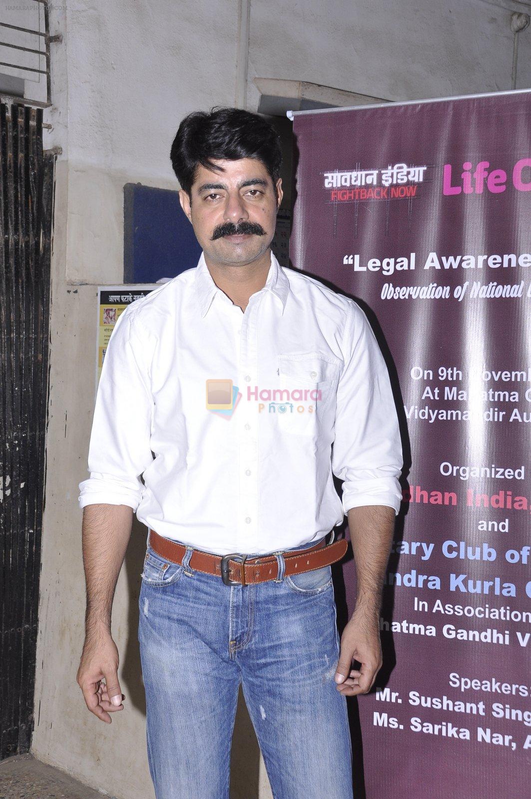 Sushant Singh at life ok meet on 9th Nov 2015