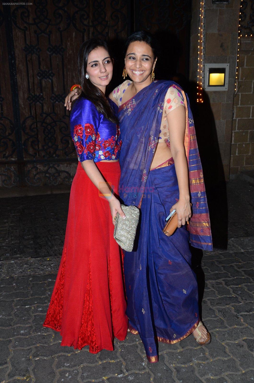 Swara Bhaskar at Anil Kapoor's Diwali Bash on 11th Nov 2015