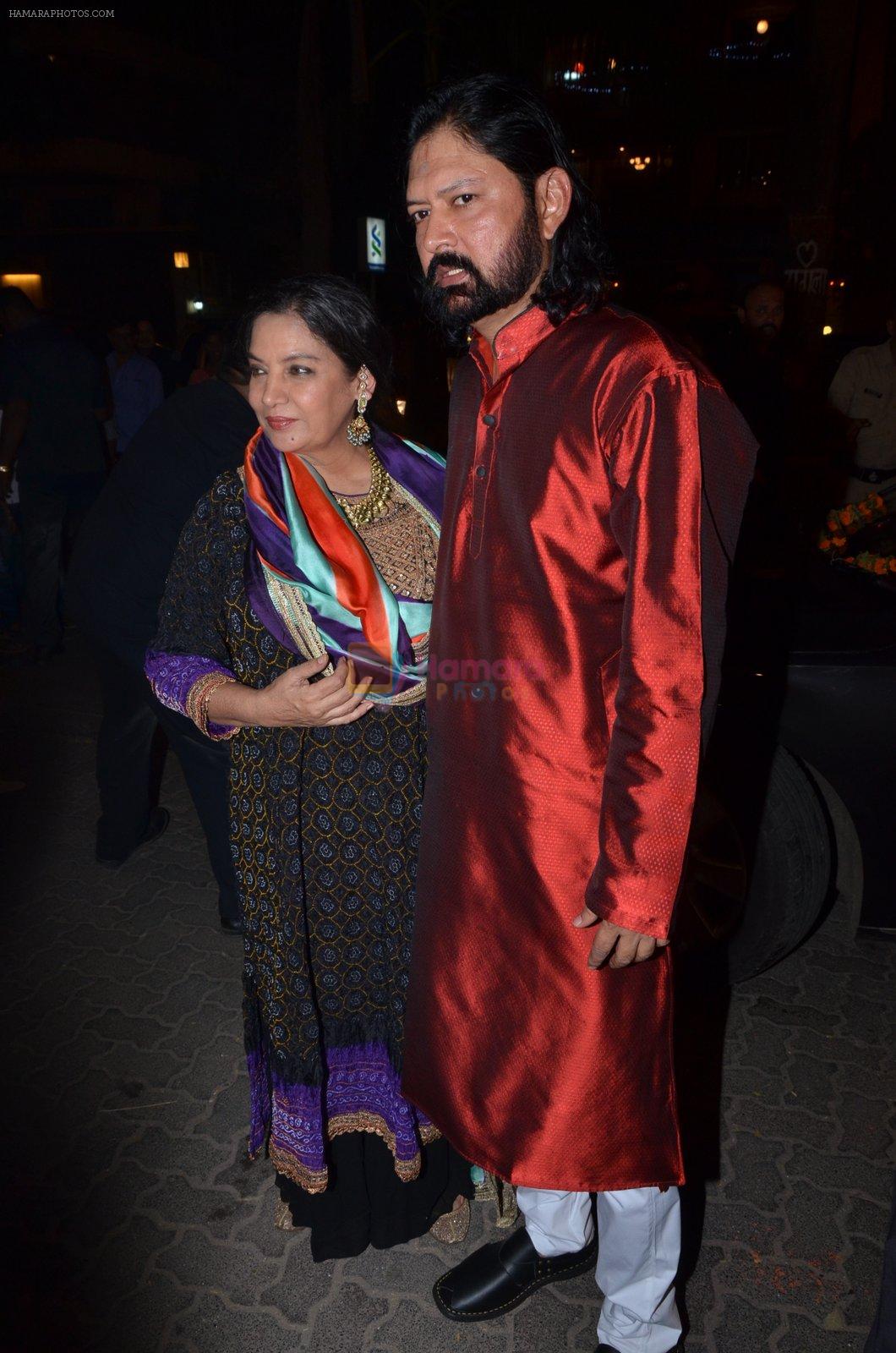 Shabana Azmi at Big B's Diwali Bash on 11th Nov 2015
