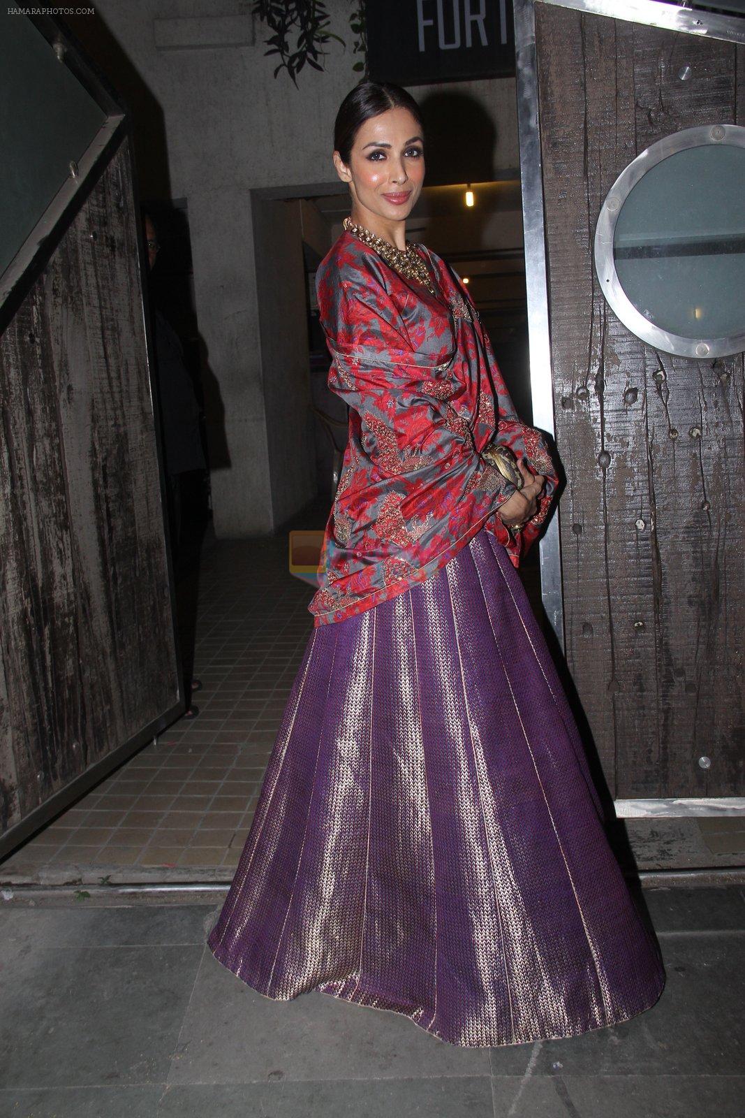 Malaika Arora Khan at Saif Ali Khan's Diwali Bash on 11th Nov 2015