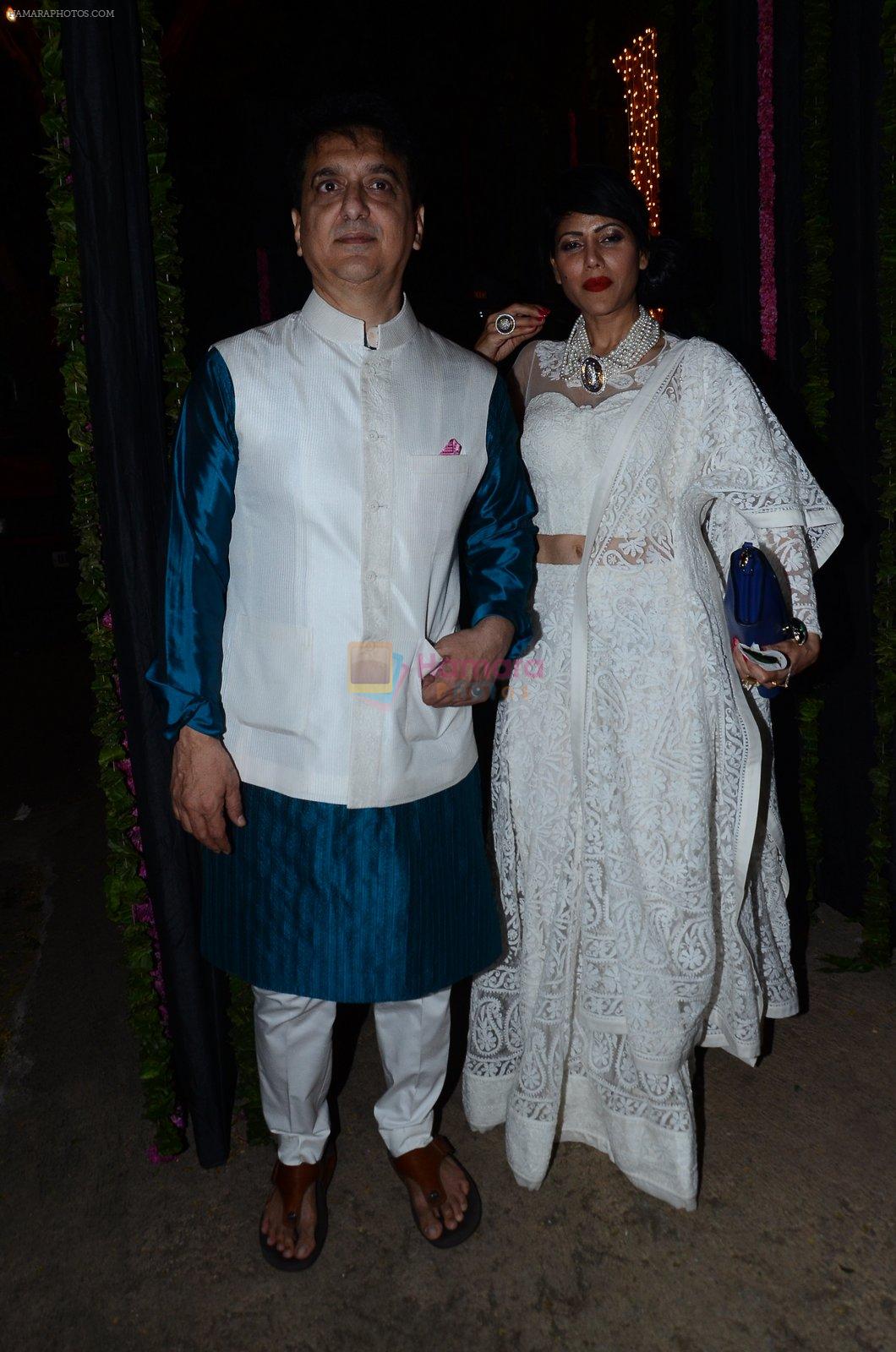 Sajid Nadiadwala at Anil Kapoor's Diwali Bash on 11th Nov 2015