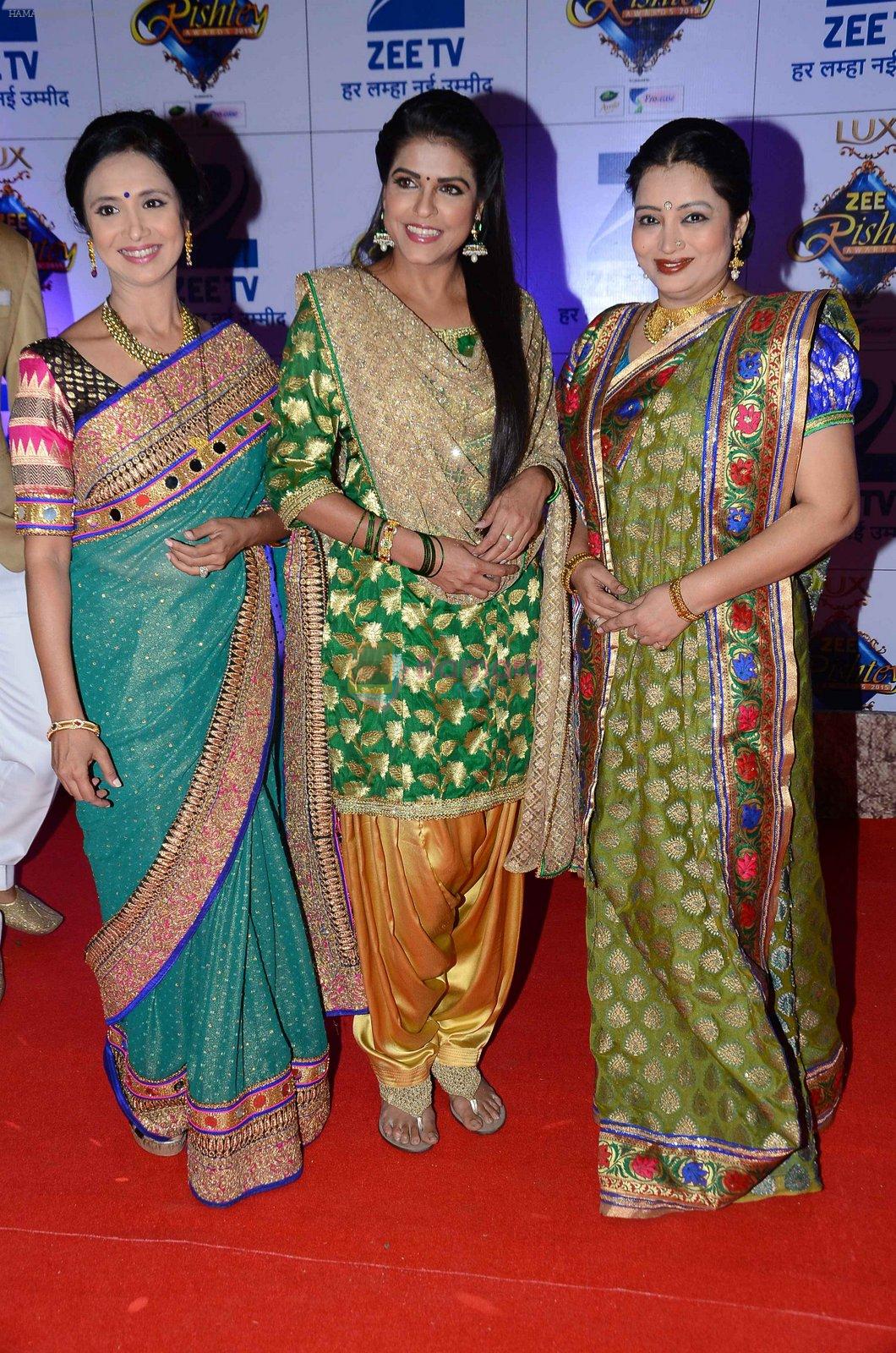 Bhavana Balsaver at Zee Rishtey Awards in Mumbai on 21st Nov 2015