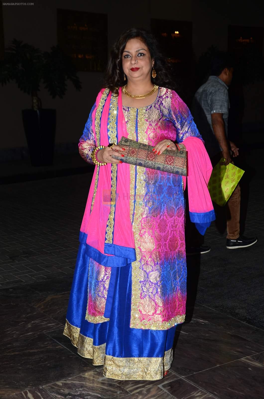 Neelima Azeem at Masaba's wedding reception on 22nd Nov 2015