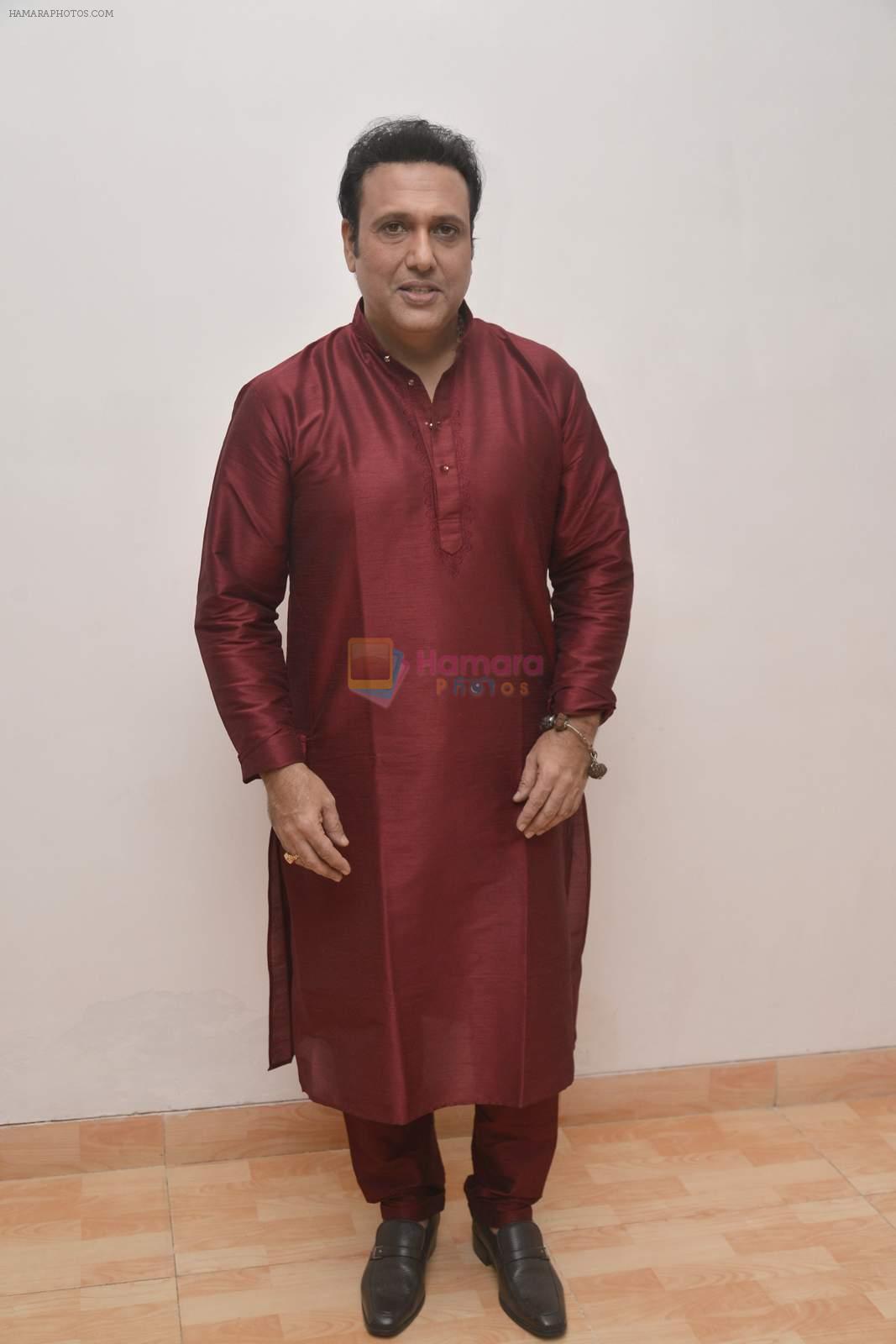 Govinda snapped at an tv interview on fitness on 23rd Nov 2015