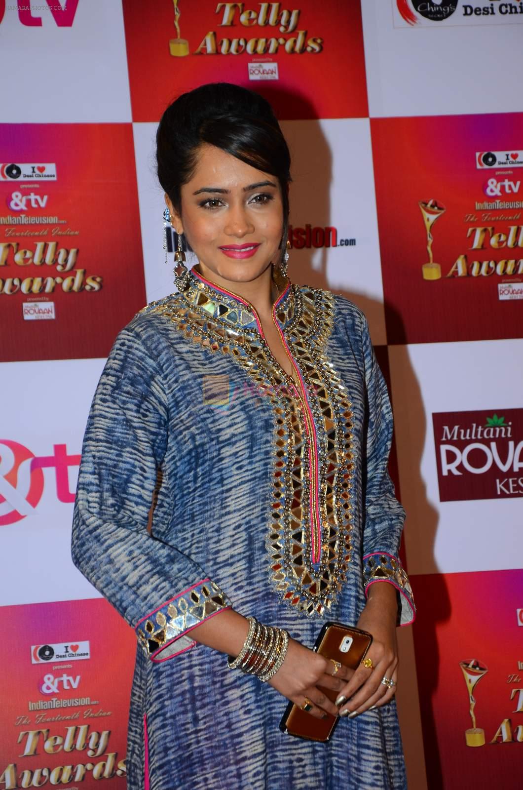 at Indian telly awards red carpet on 28th Nov 2015