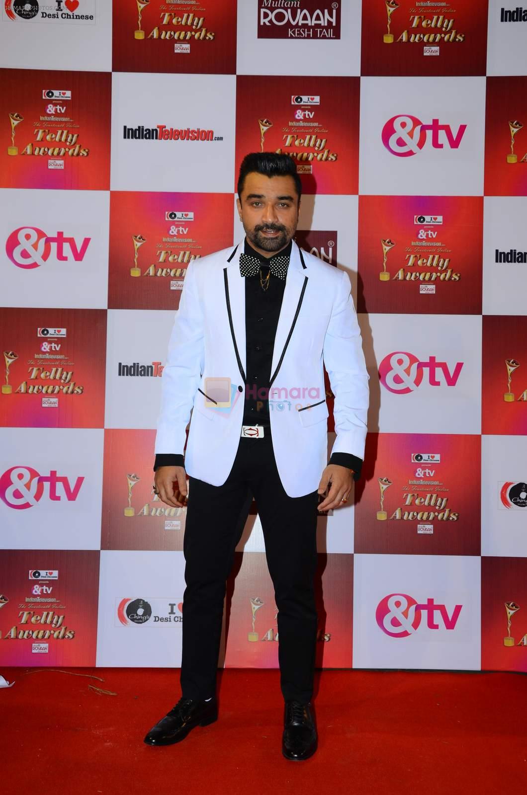 Ajaz Khan at Indian telly awards red carpet on 28th Nov 2015