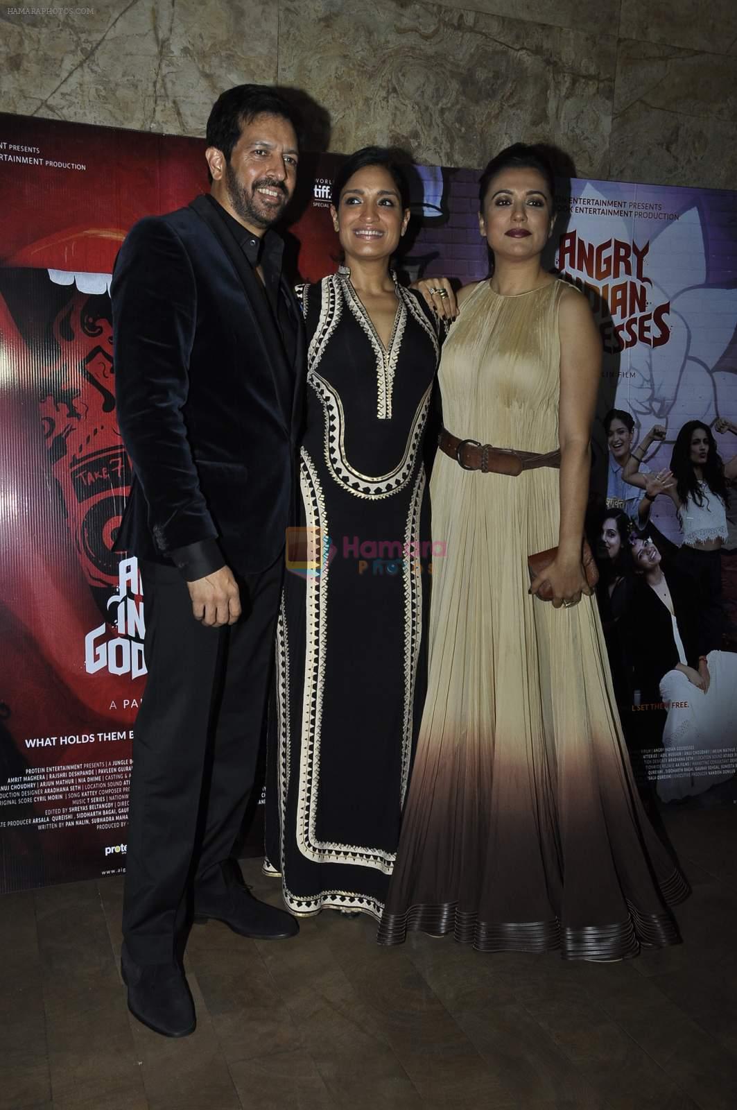 Kabir Khan, Sandhya Mridul, Mini Mathur at great indian goddess screening on 30th Nov 2015