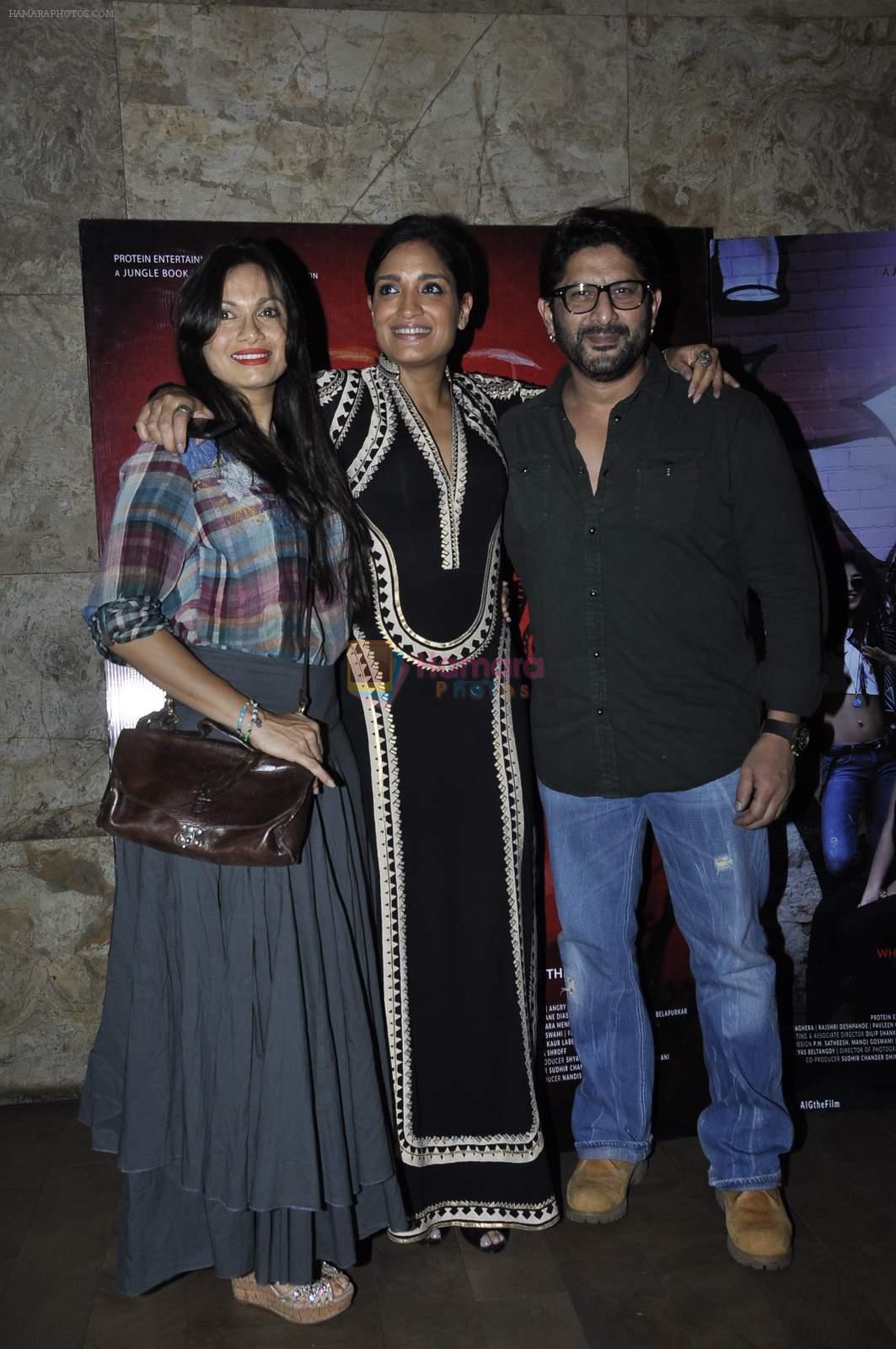 Arshad Warsi, Maria Goretti, Sandhya Mridul at great indian goddess screening on 30th Nov 2015