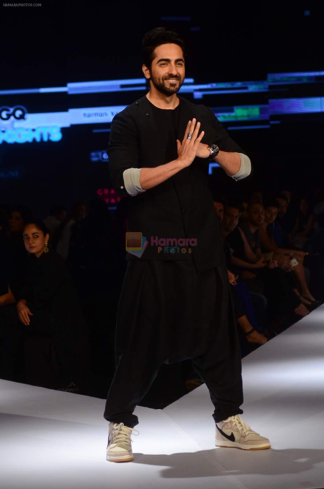 Ayushman Khurana on day 2 of GQ Fashion Nights on 3rd Dec 2015