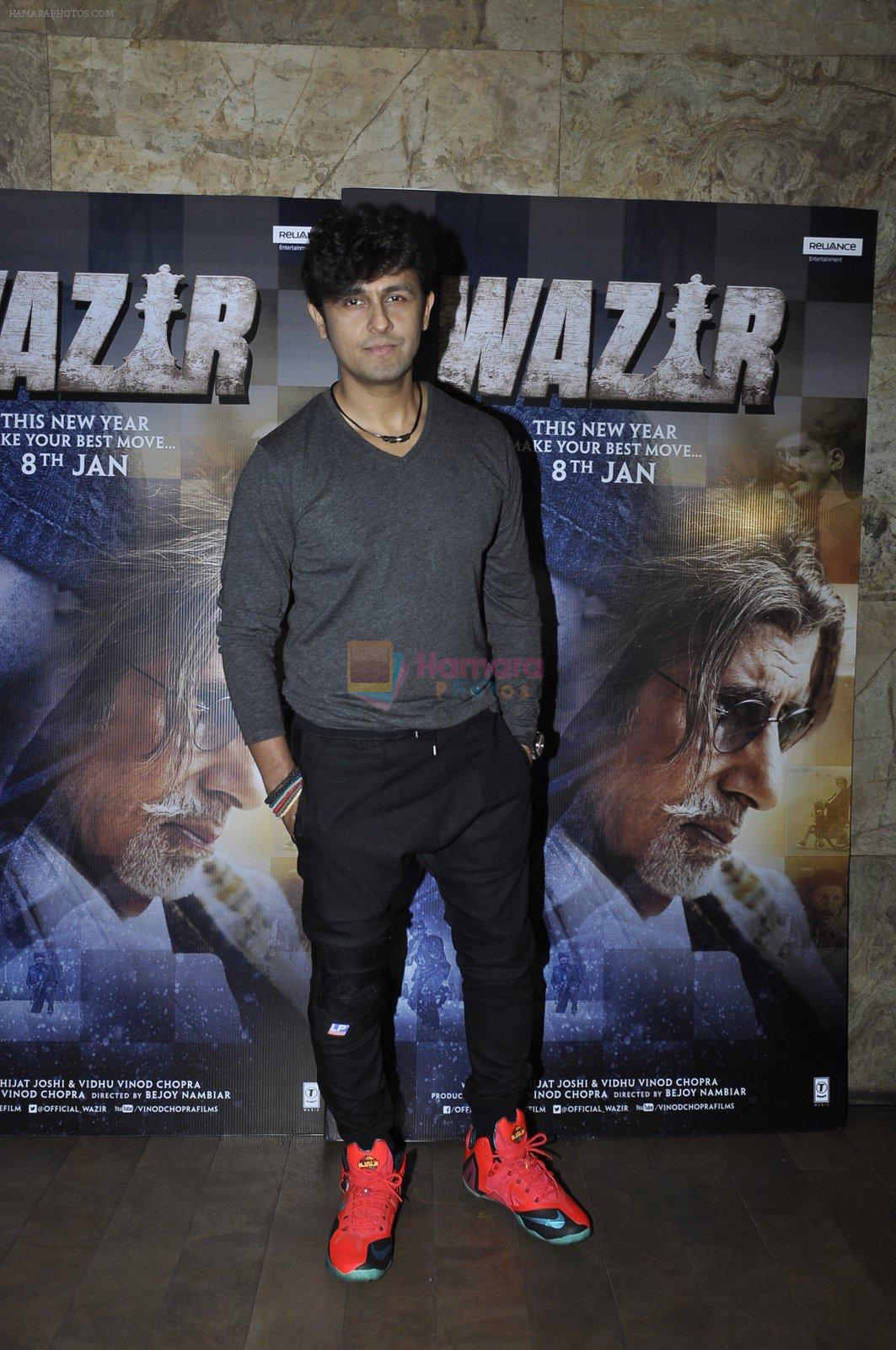 Sonu Nigam at Wazir film promotions on 4th Dec 2015